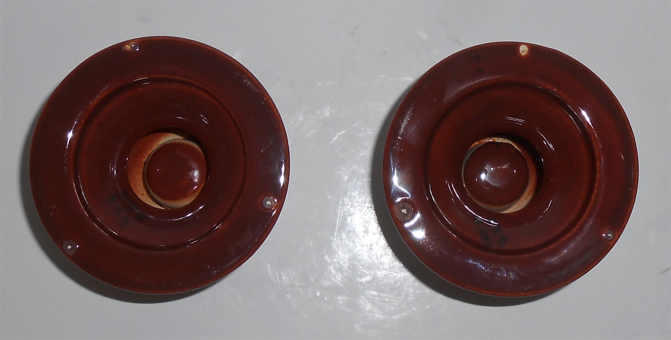 Franciscan Pottery El Patio #133 Redwood Gloss Candlest