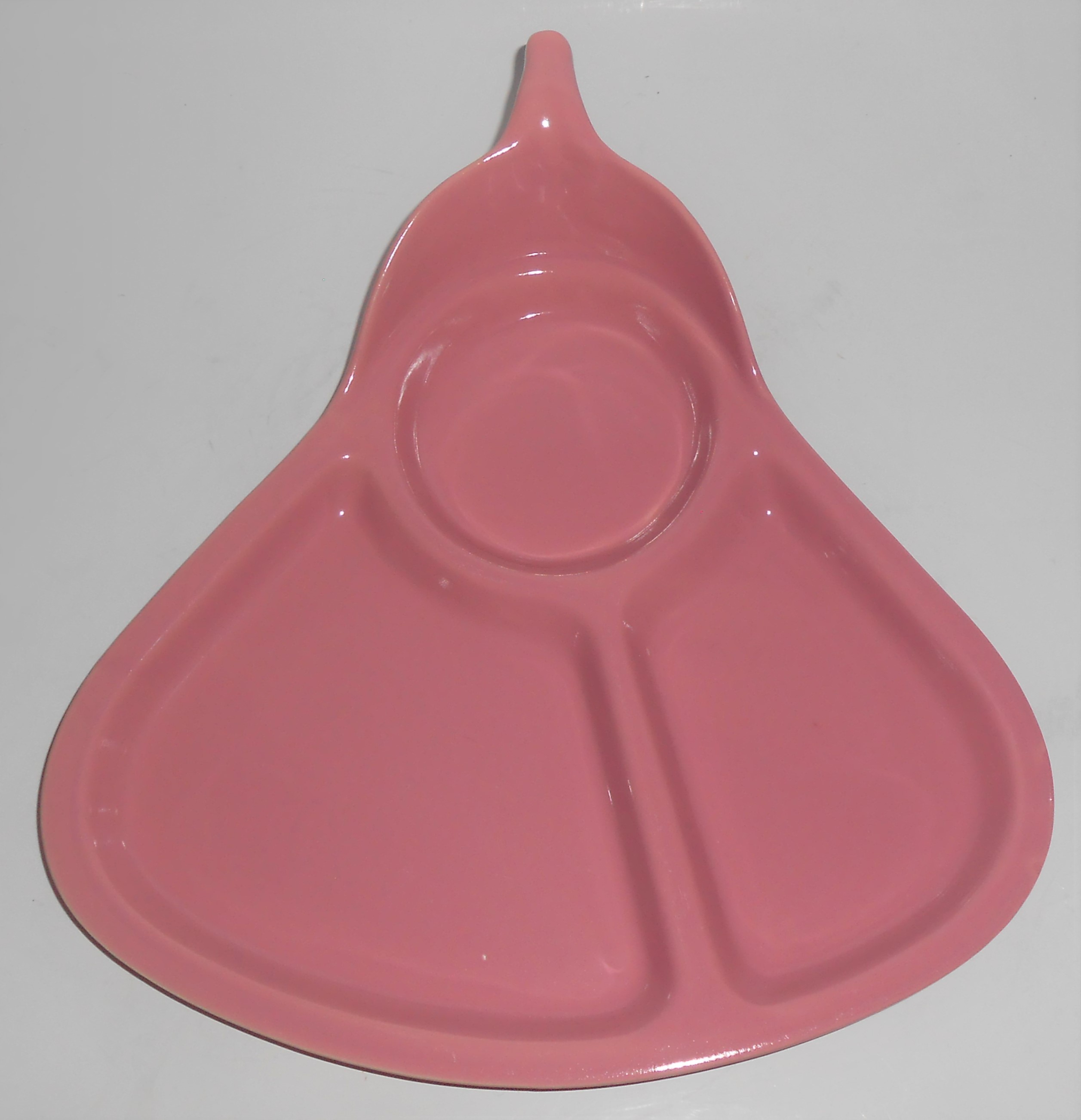 Coors Pottery Mello-Tone Pink Hostess/Party Plate