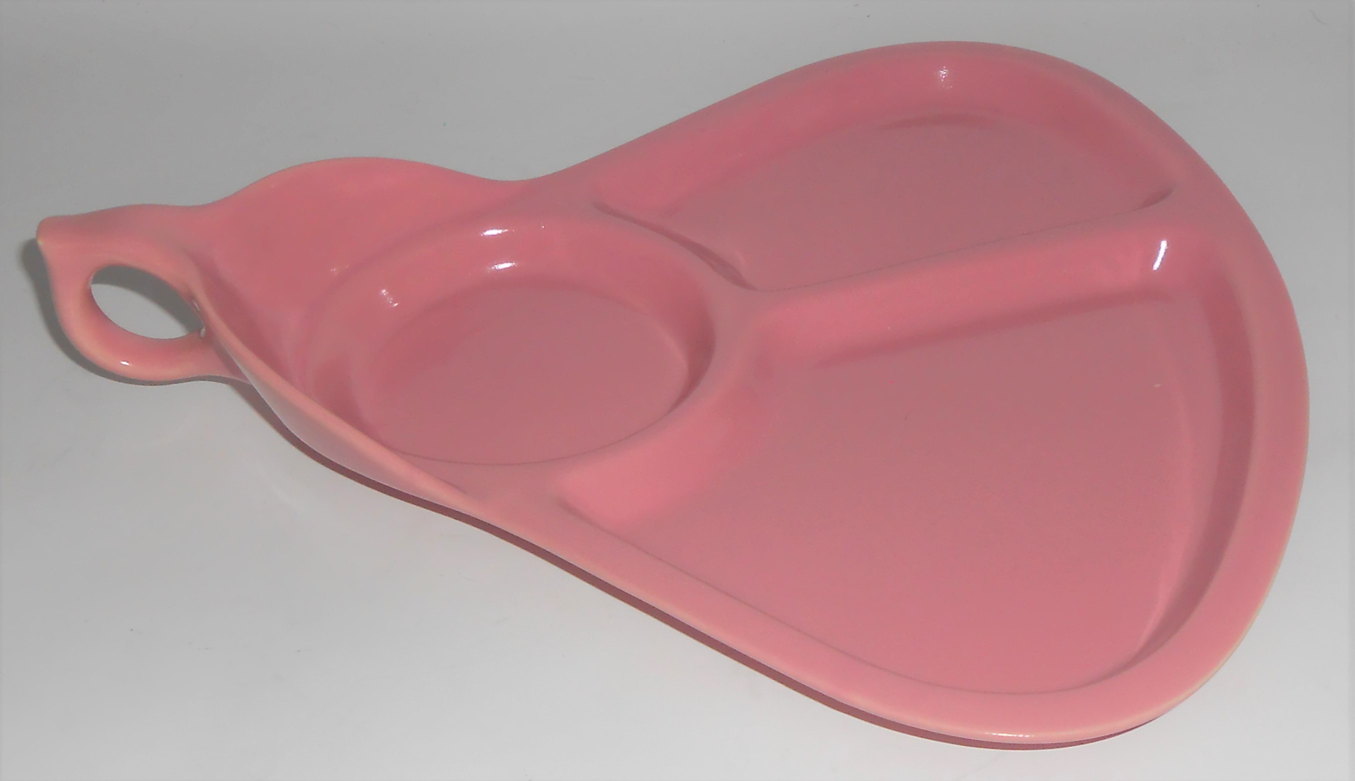 Coors Pottery Mello-Tone Pink Hostess/Party Plate
