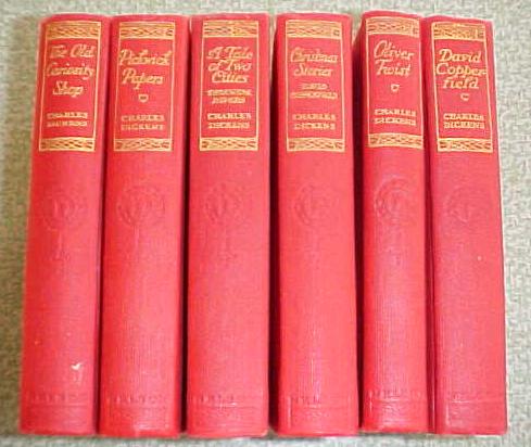 Dickens Christmas Carol + More 6 Vols Ornate