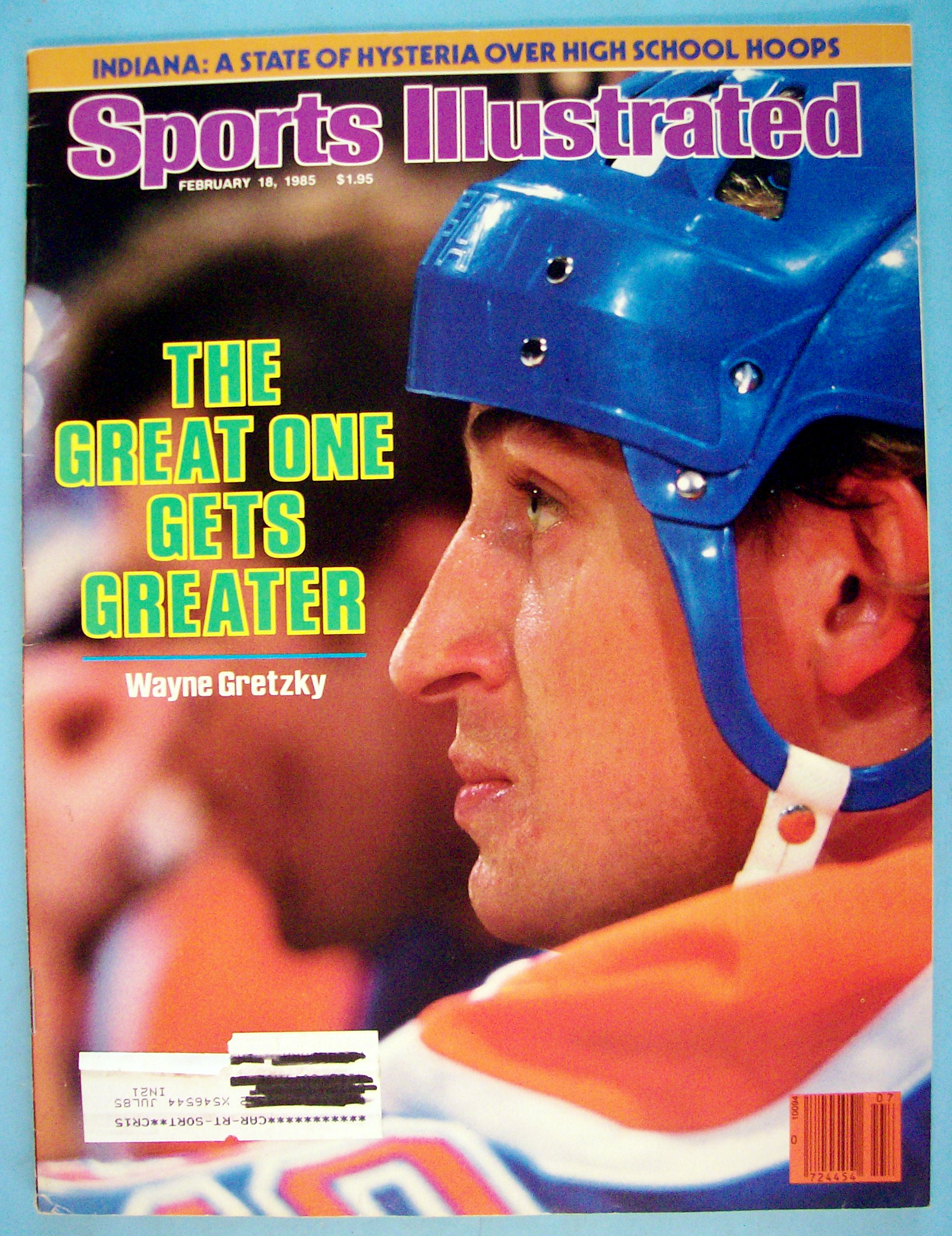 Sports Illustrated Magazine-February 18, 1985-W Gretzky