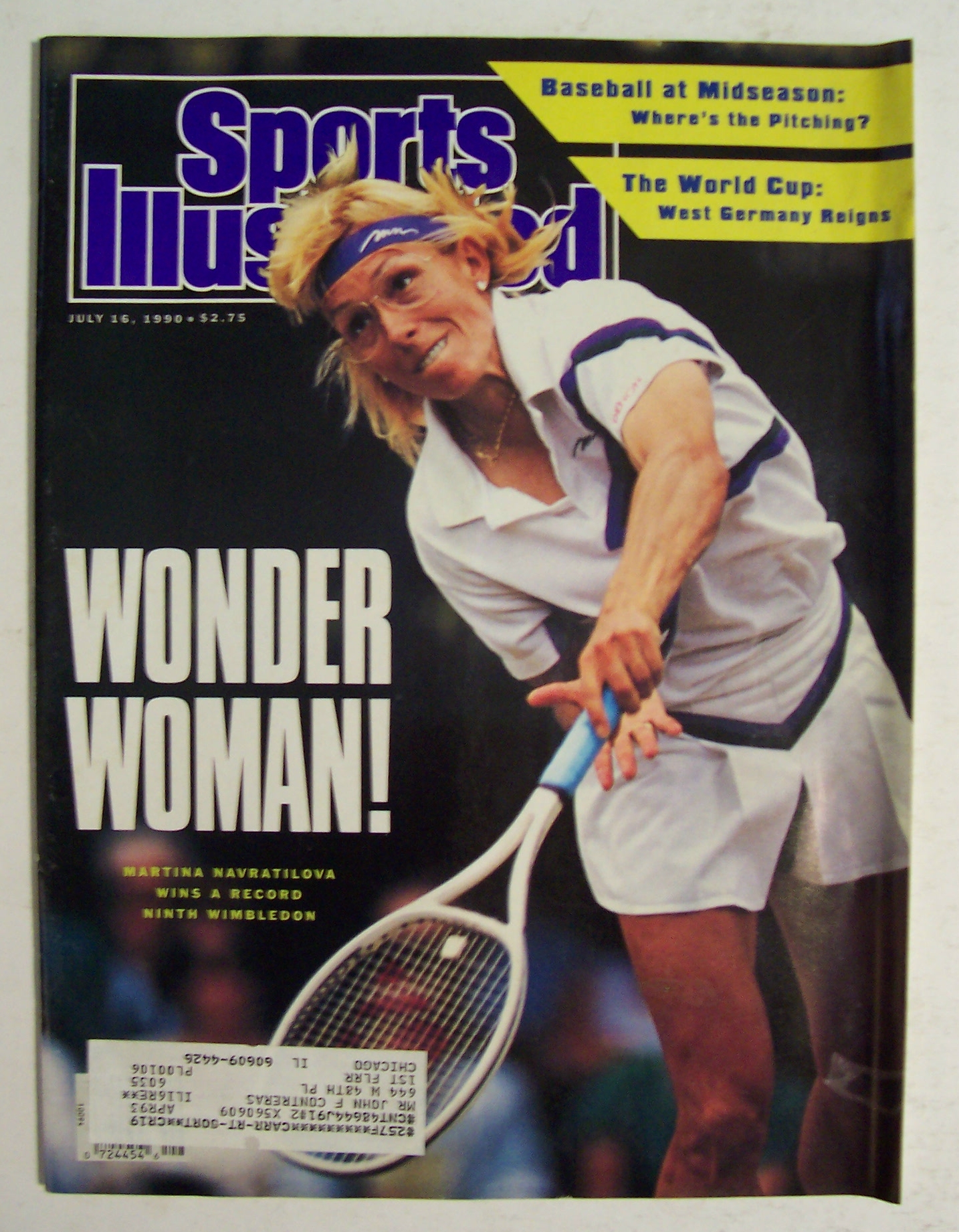 Sports Illustrated Magazine-July 16, 1990-Navratilova