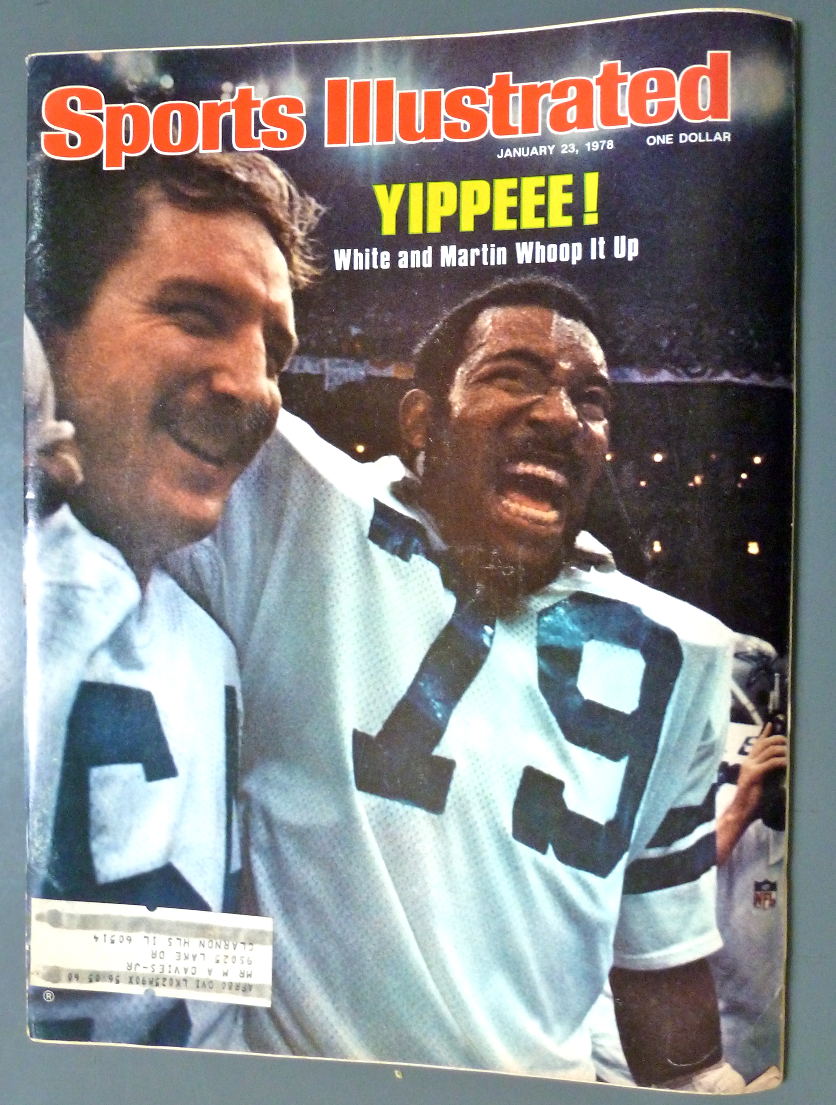 Sports Illustrated Magazine-Jan 23, 1978-White & Martin