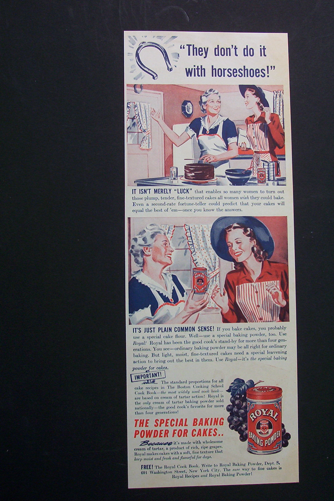 1941 Royal Baking Powder
