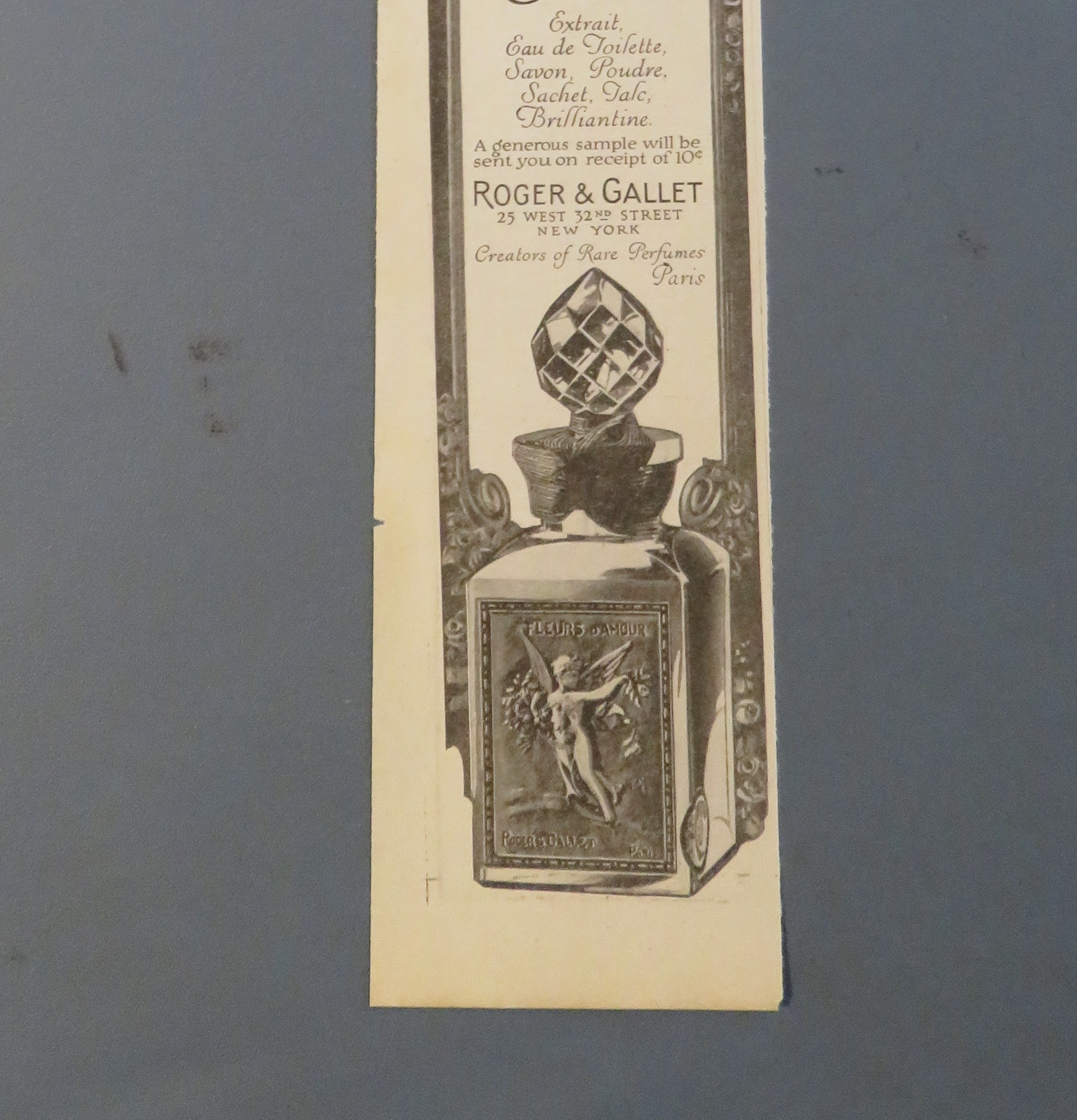 1920 Roger & Gallet with Fleurs d' Amour