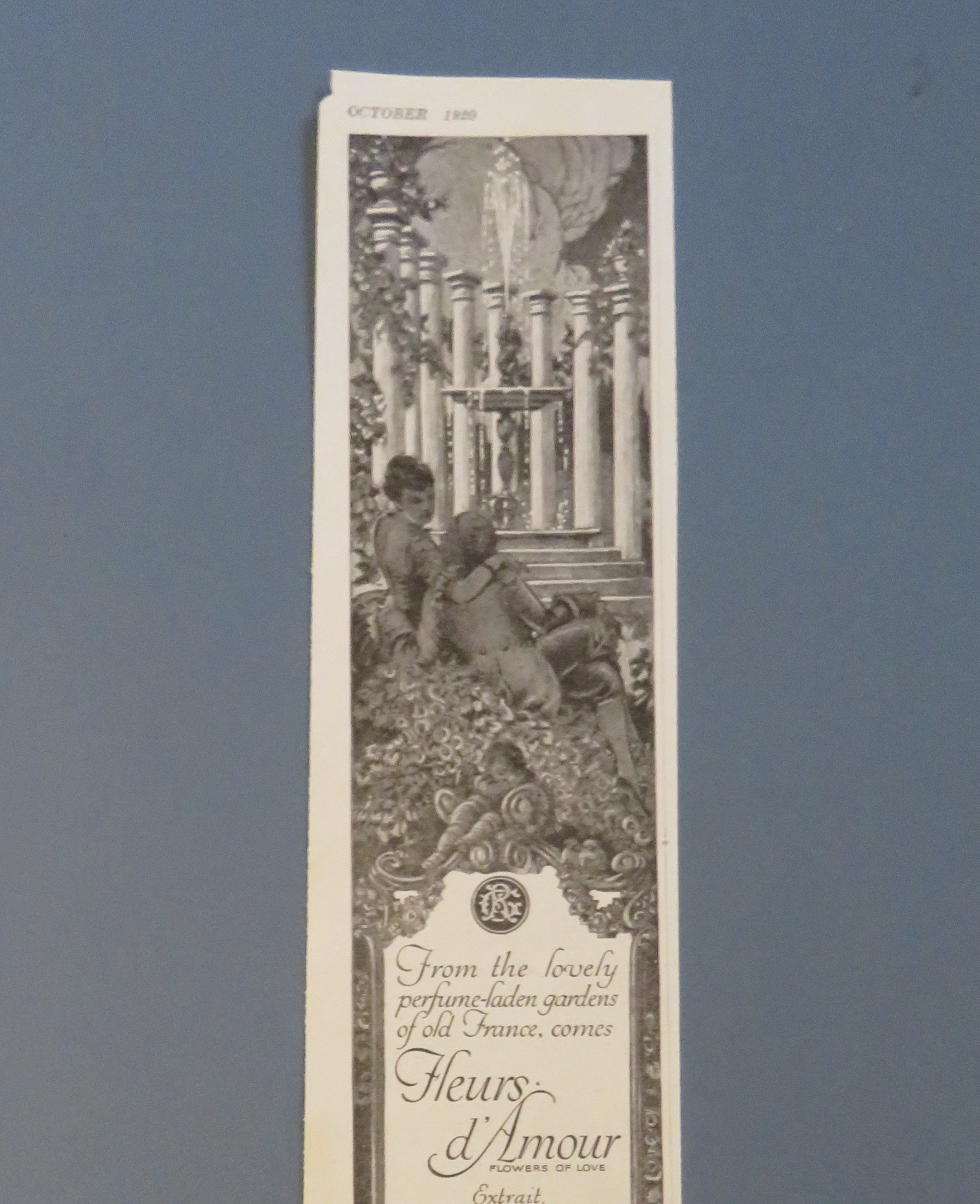 1920 Roger & Gallet with Fleurs d' Amour