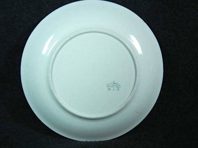 Semi Porcelain Decorative Plate Winter with rabbit