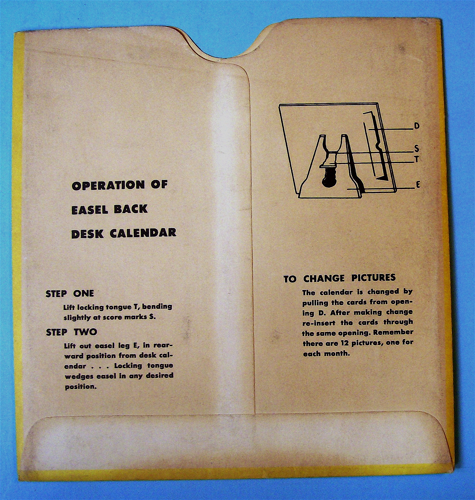 Esquire Girl Calendar Holder (Envelope) 1956
