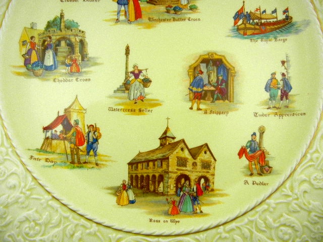 Wedgwood Old English Markets Border  Royal Winton