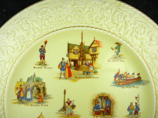 Wedgwood Old English Markets Border  Royal Winton