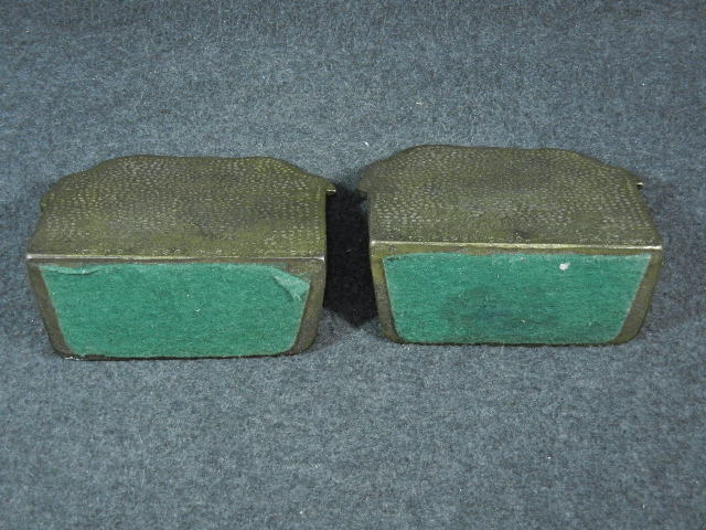 Bookends Buffalo Hunt Bronze 1930s USA