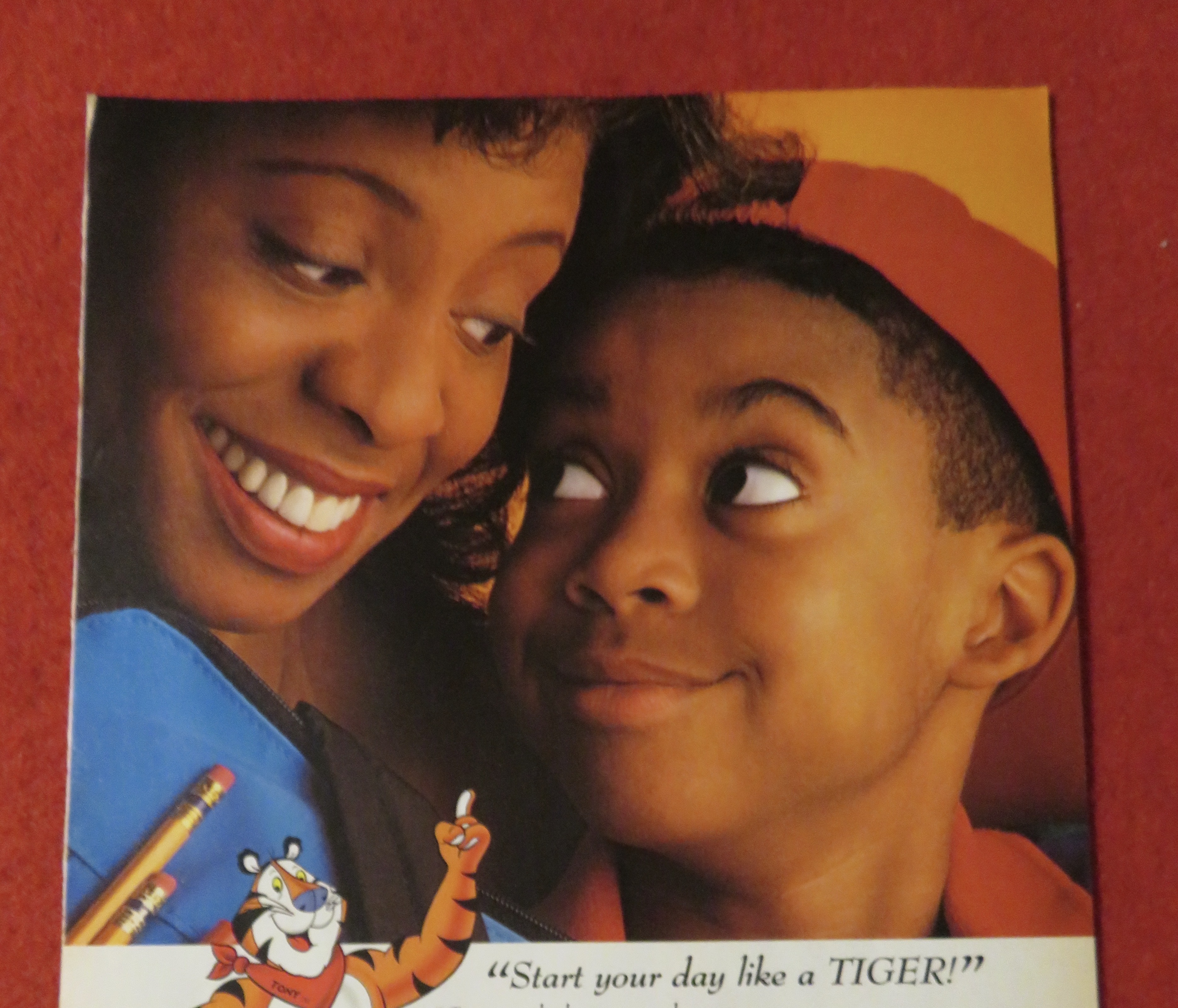 1996 Kellogg's Frosted Flakes Cereal with Mom & Son