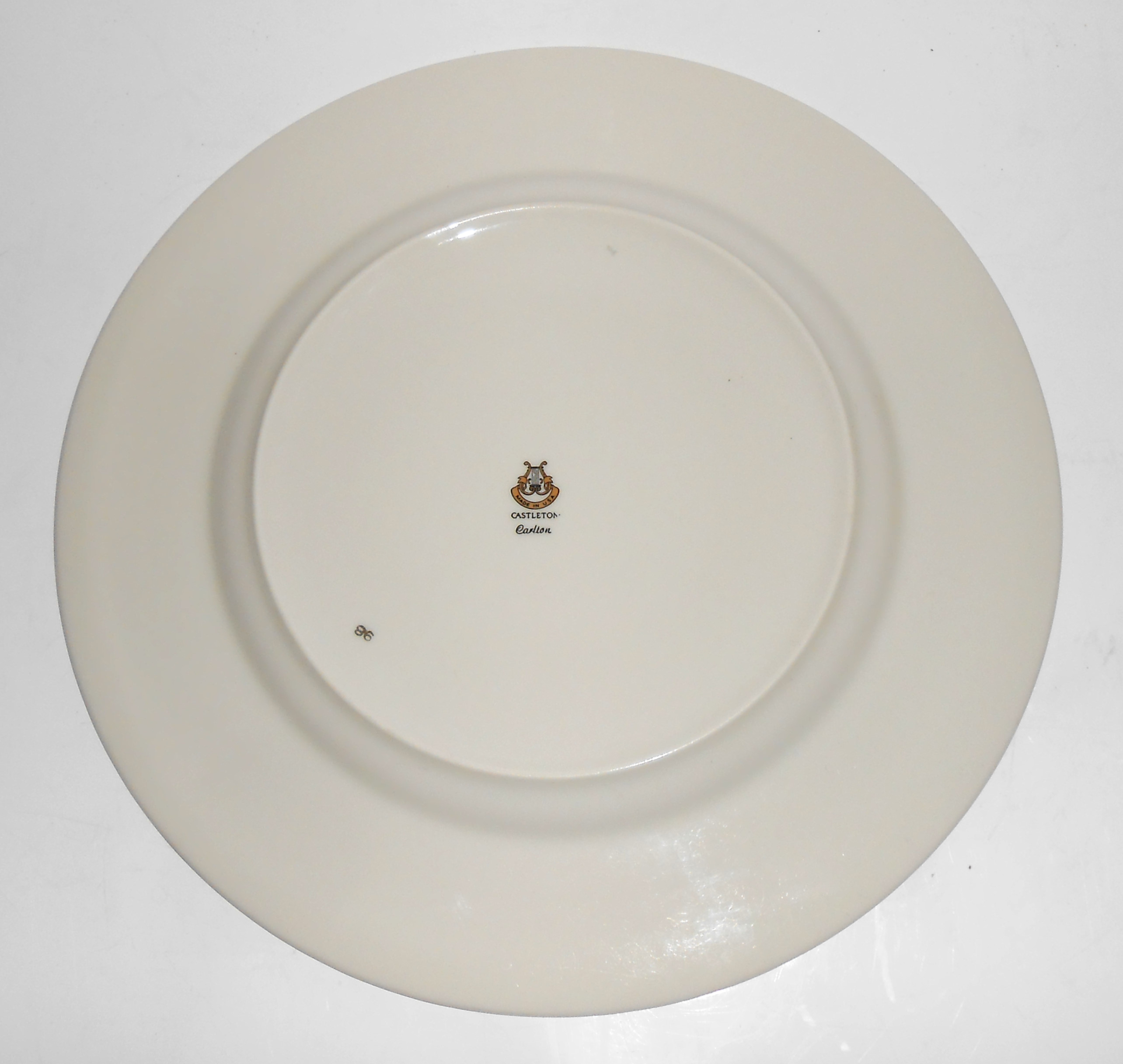 Castleton China Carlton Dinner Plate Mint