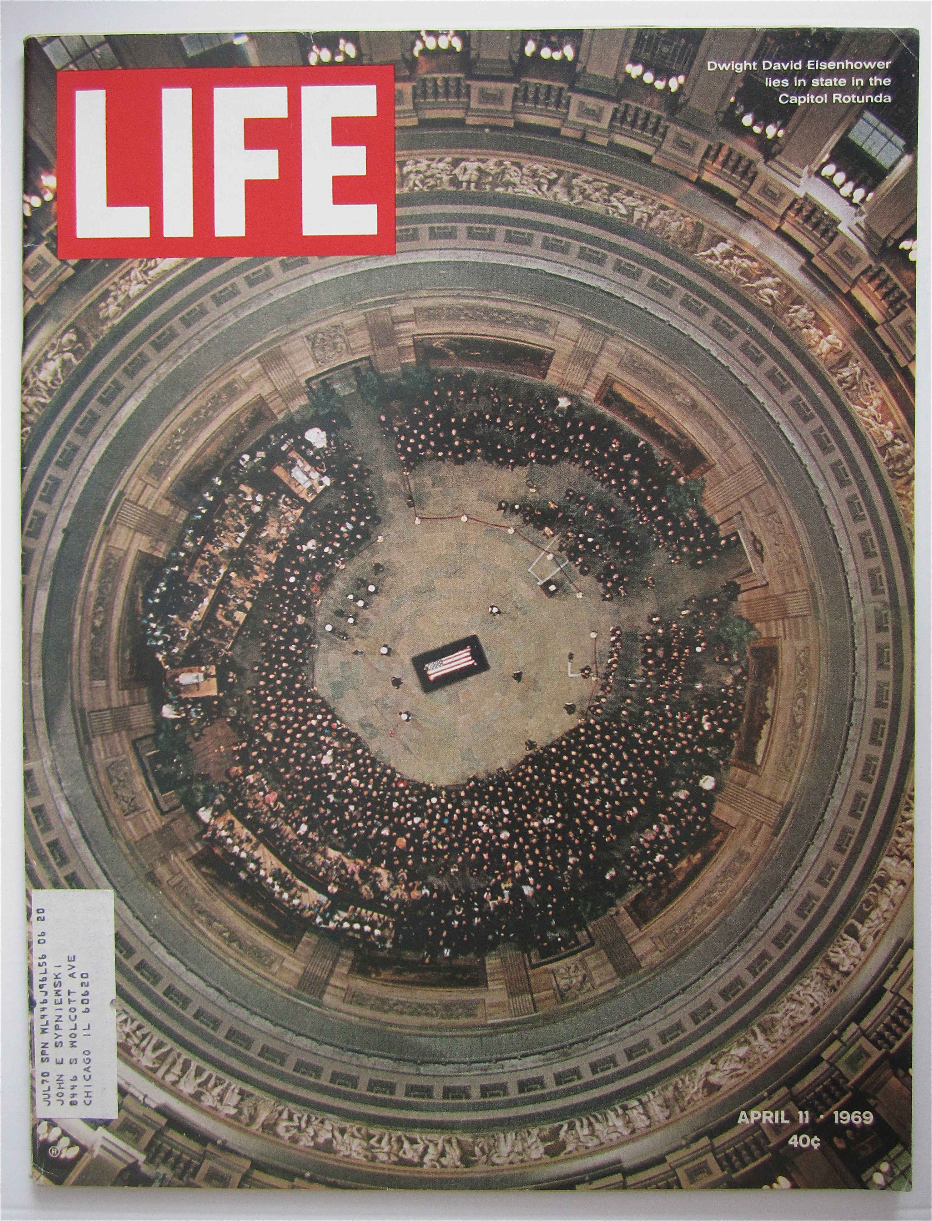 Life Magazine April 11, 1969 Eisenhower Lies In State