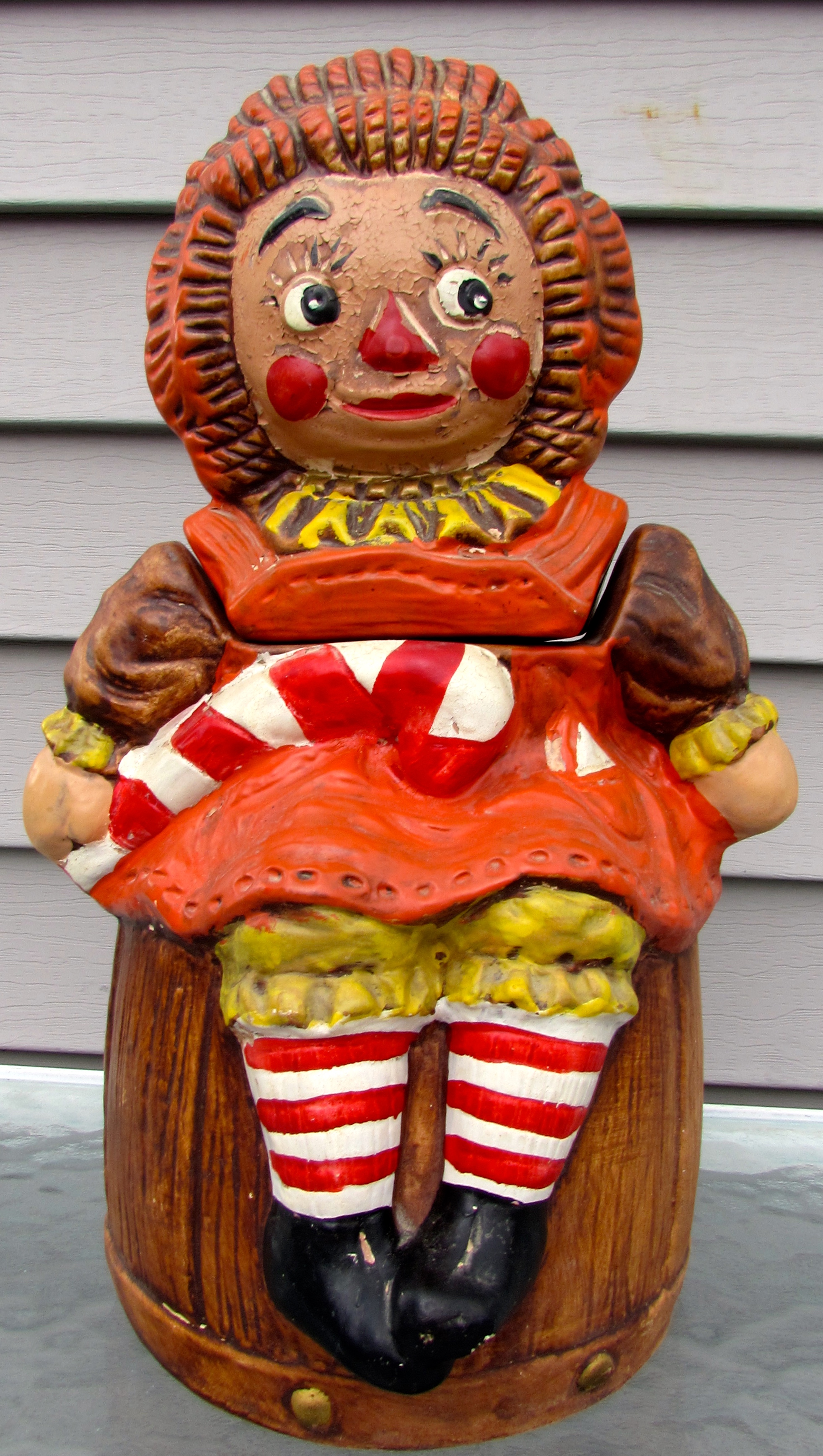 Raggedy Ann California Originals Cookie Jar