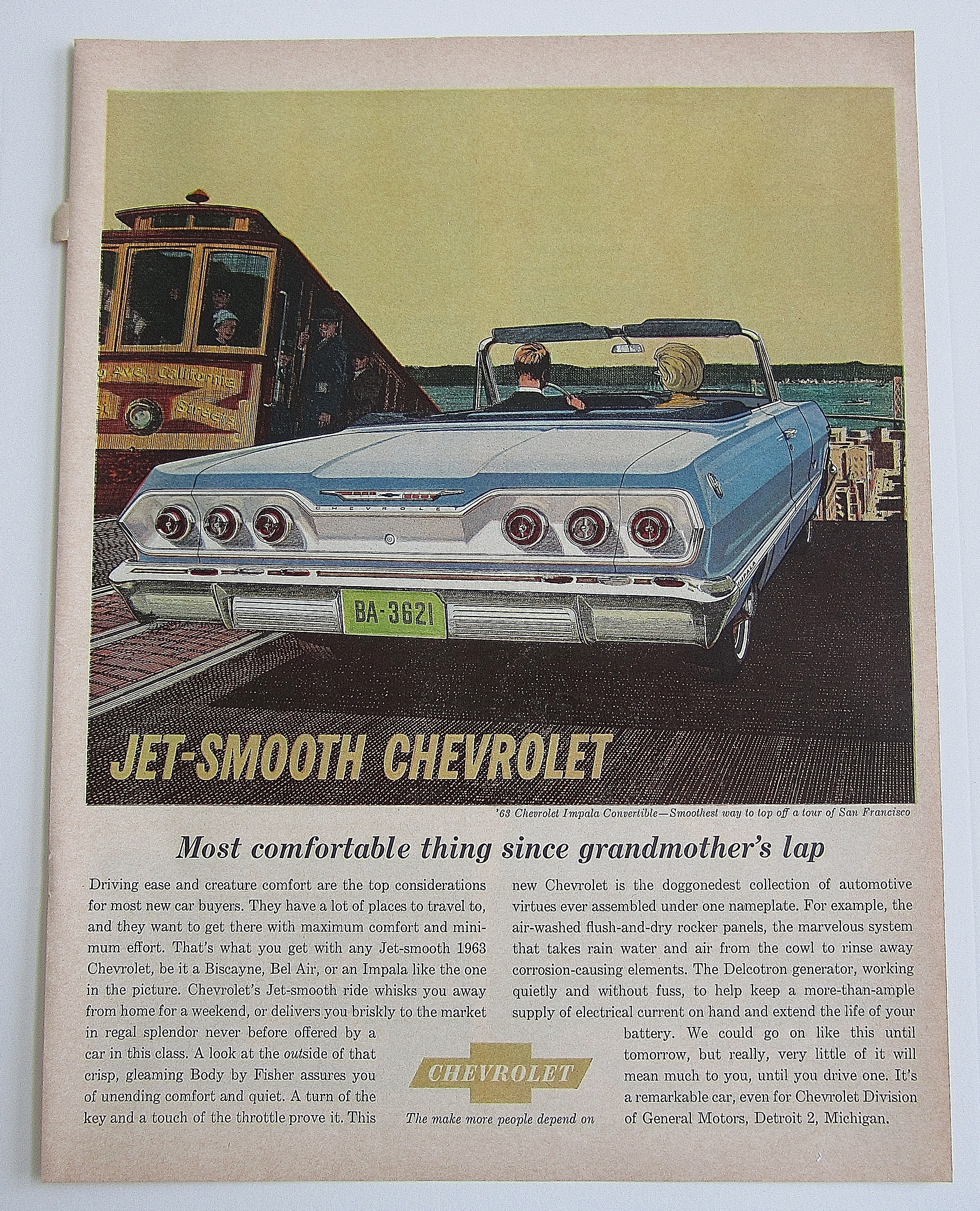 1963 Chevrolet With A Chevy Impala Convertible