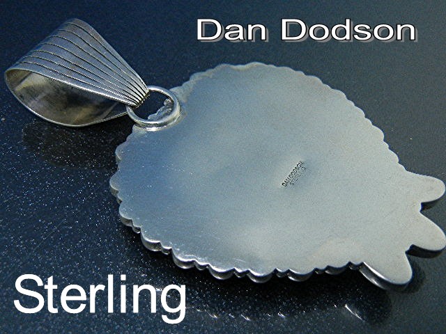 Dan Dodson Kingman Turquoise Sterling Silver Pendant