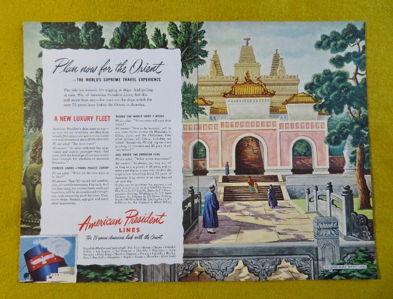 1946 American President Lines with a New Luxury Fleet