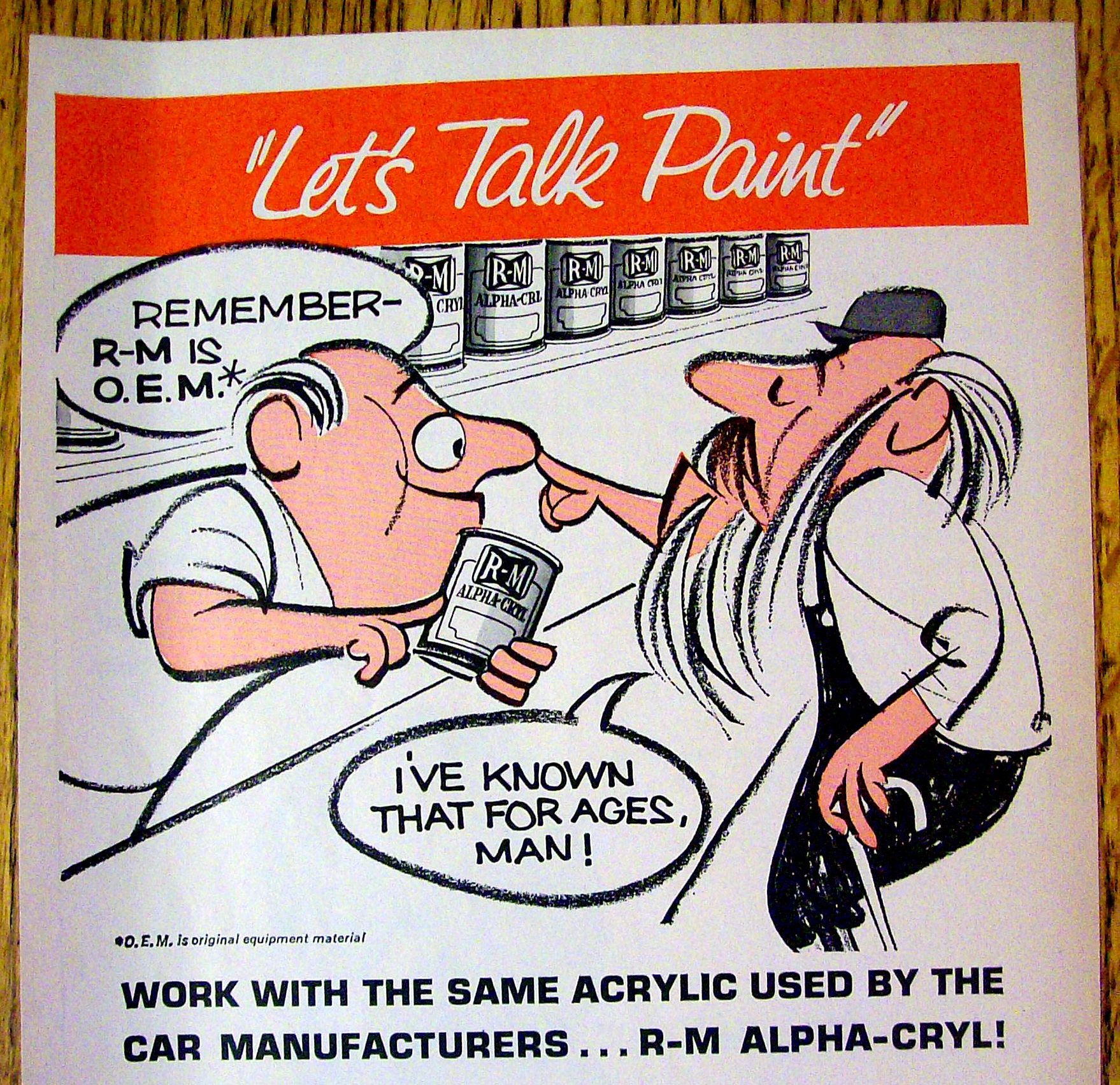 1968 R-M Alpha Cryl with Men Talking