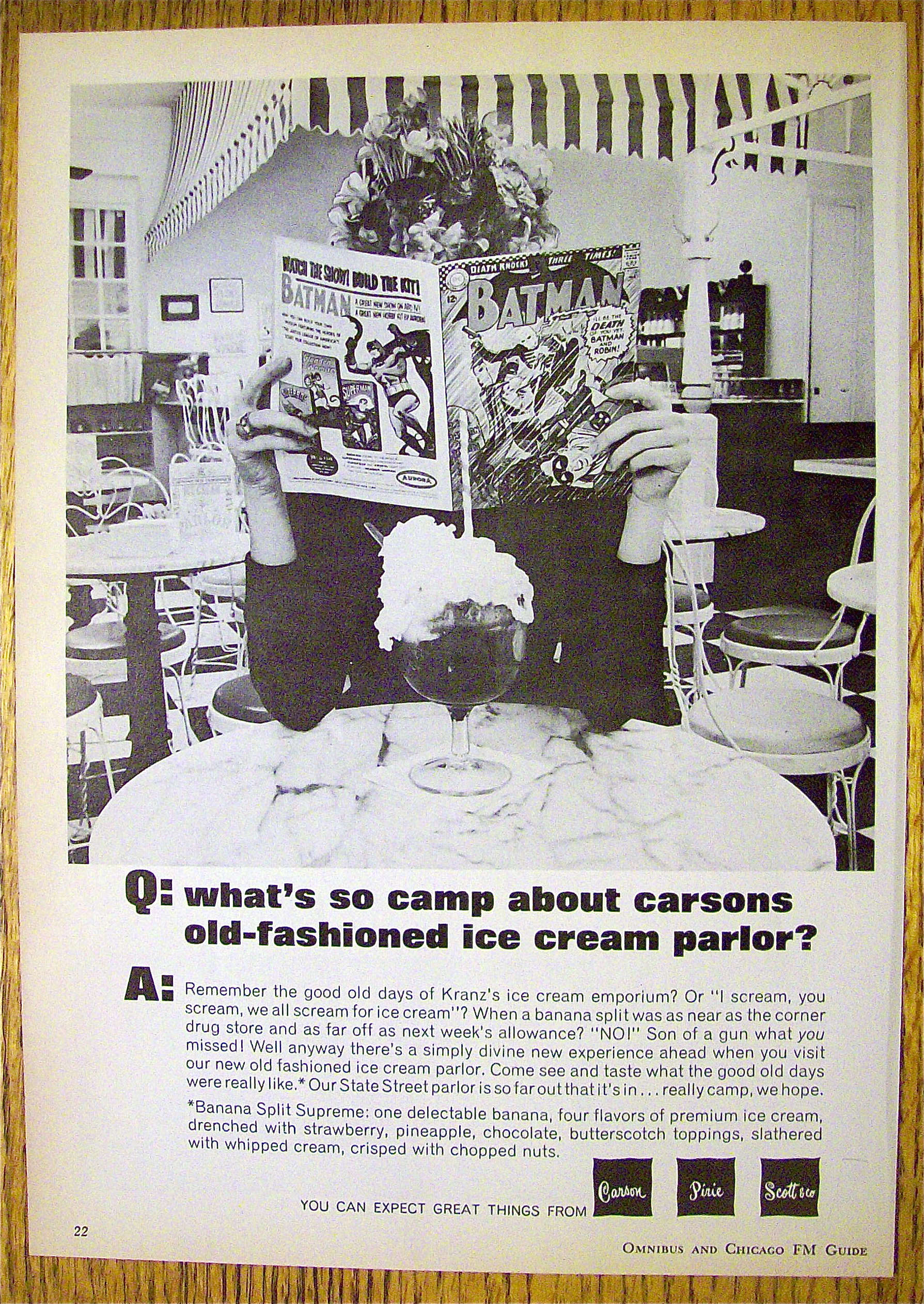 1966 Carson Pirie Scott with Person Reading Comic Book