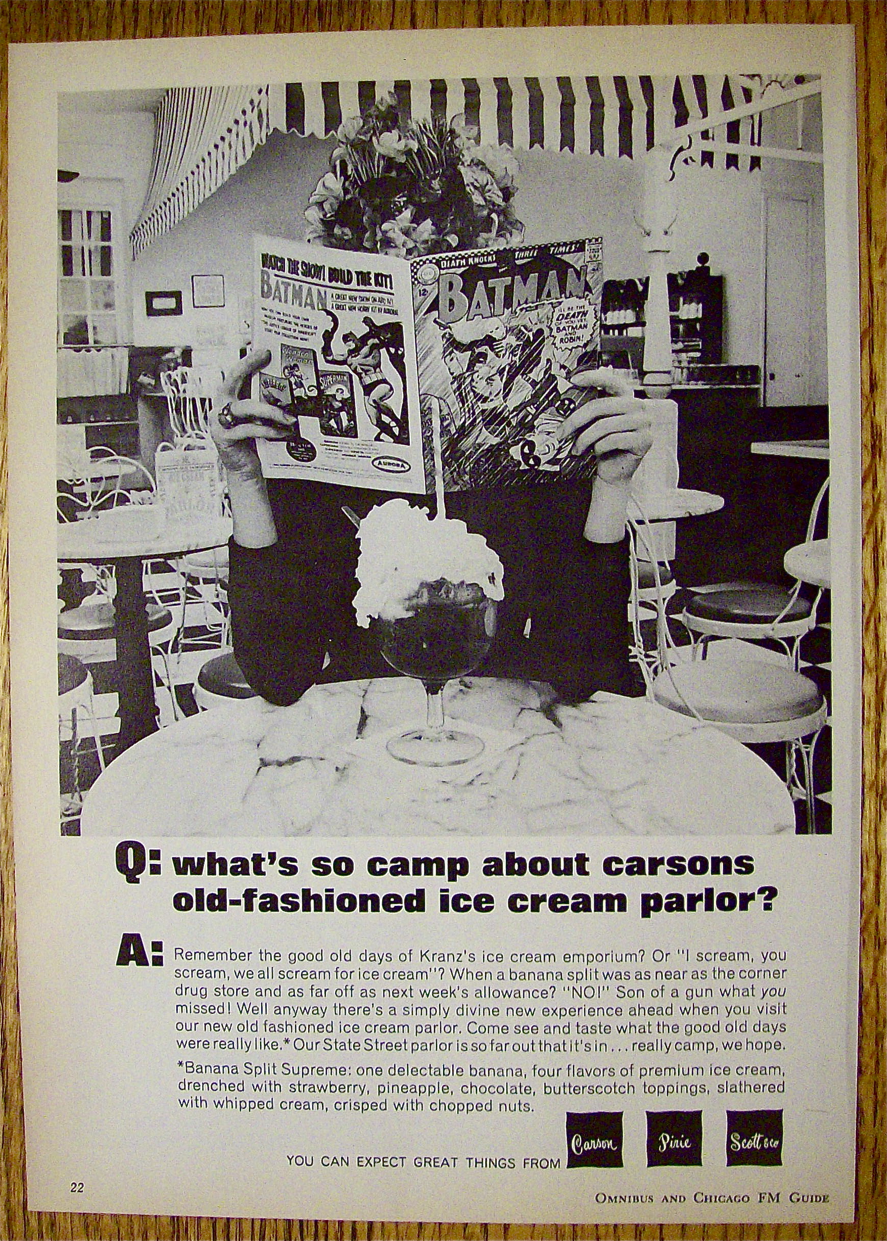 1966 Carson Pirie Scott with Person Reading Comic Book