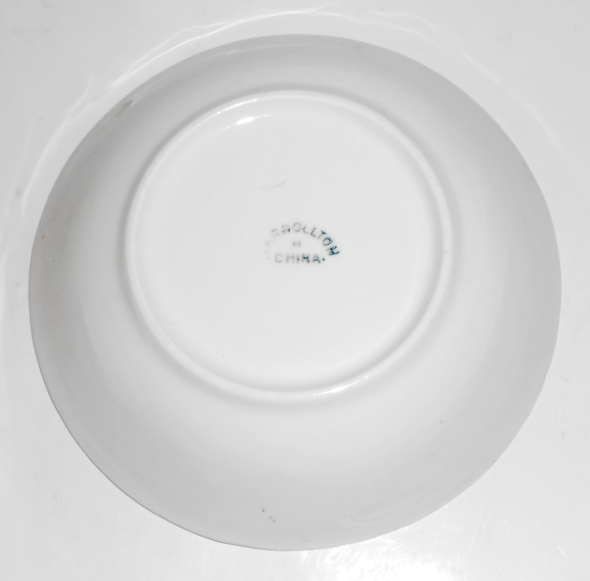 Carrolton China Floral w/Stripes Fruit Bowl!