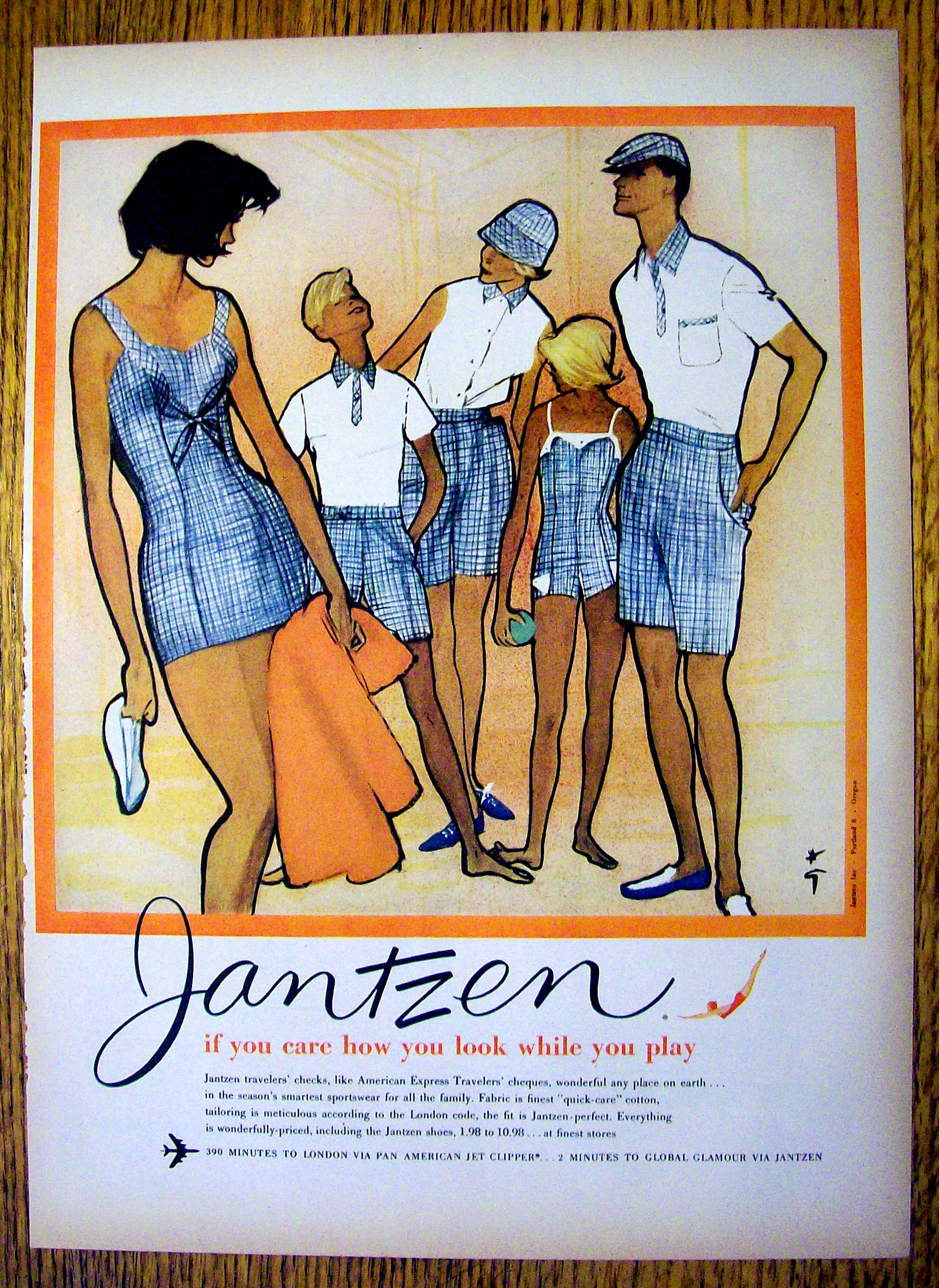 1959 Jantzen Sportswear With Travelers