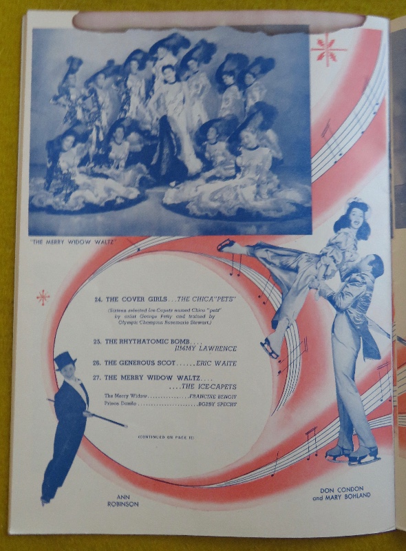 Original 1946 Sexy George Petty Pin Up Girl Ice Capades Program