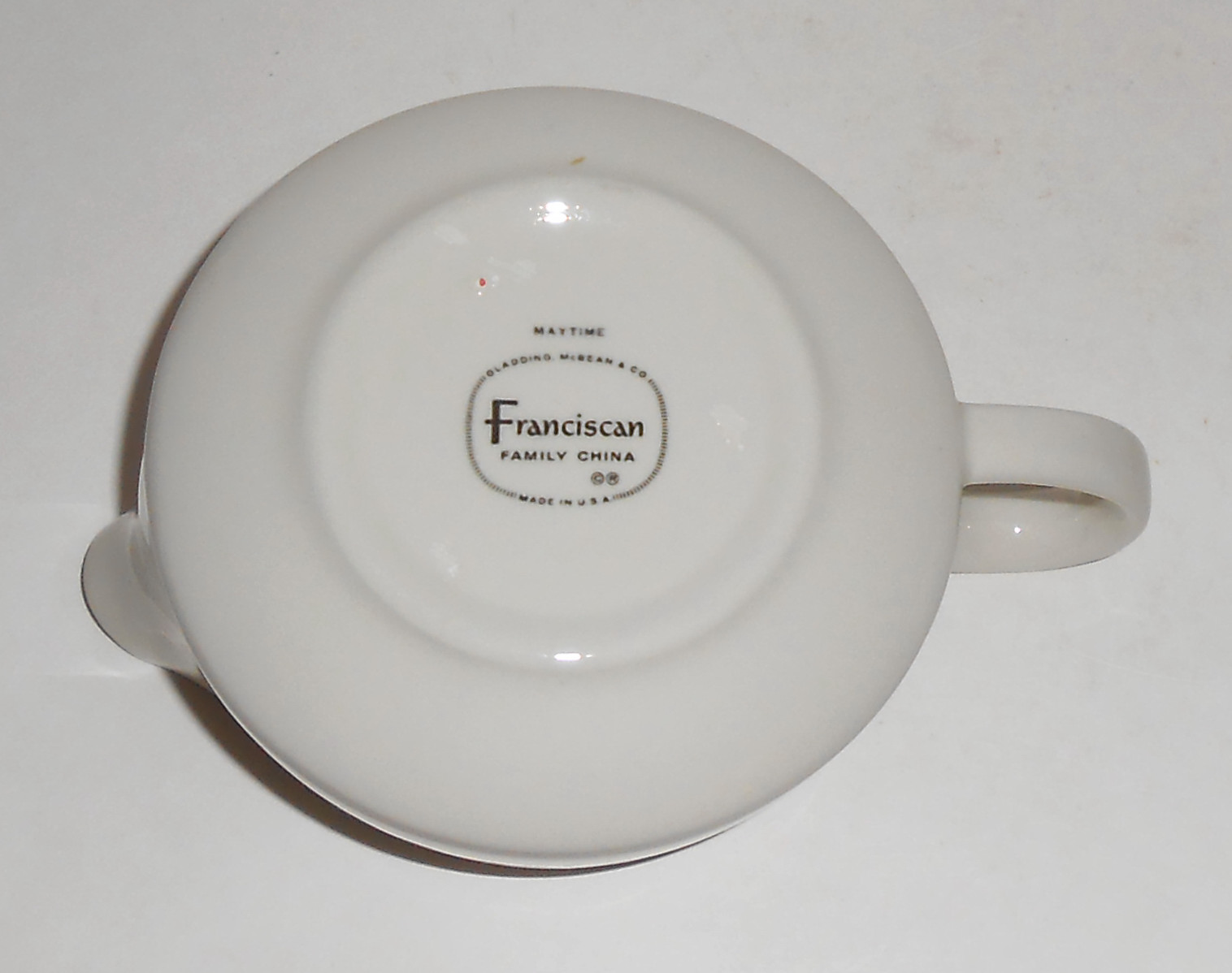 Franciscan Pottery China Maytime Creamer! MINT
