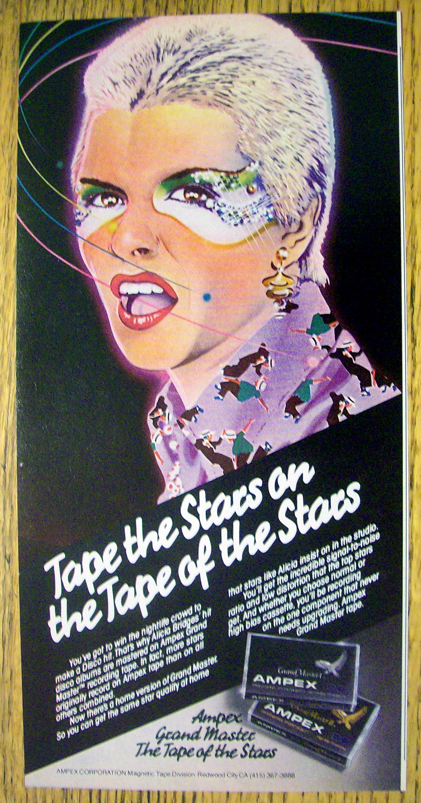 1980 Ampex Cassette Tapes with Alicia Bridges