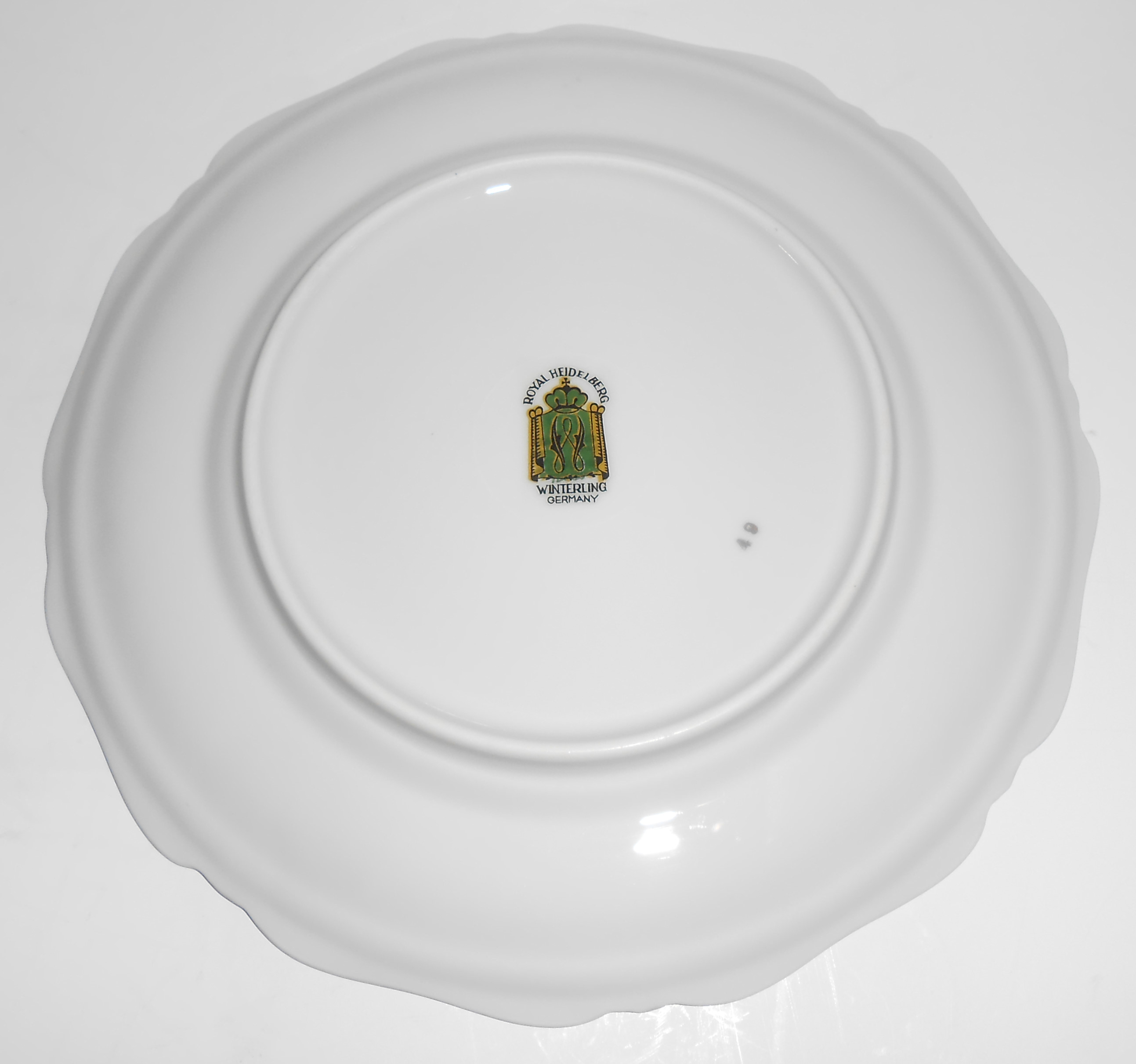 Winterling Germany Porcelain China Wild Rose Salad Plt