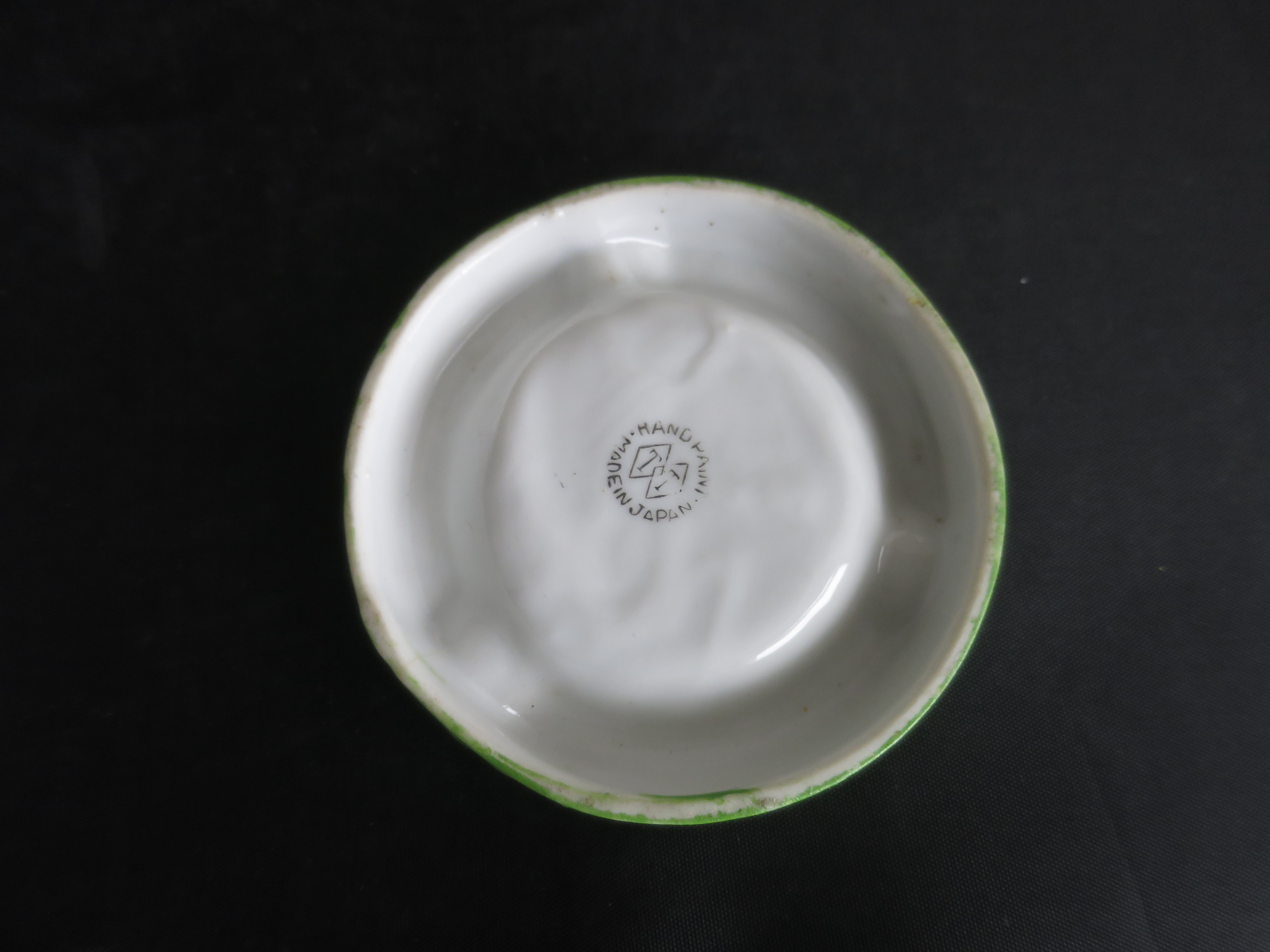 Made in Japan Hand Painted Geisha Girl Ashtray Moriage