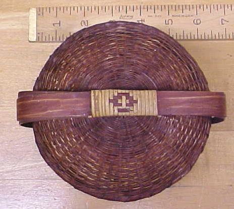 Native American Indian Covered Basket