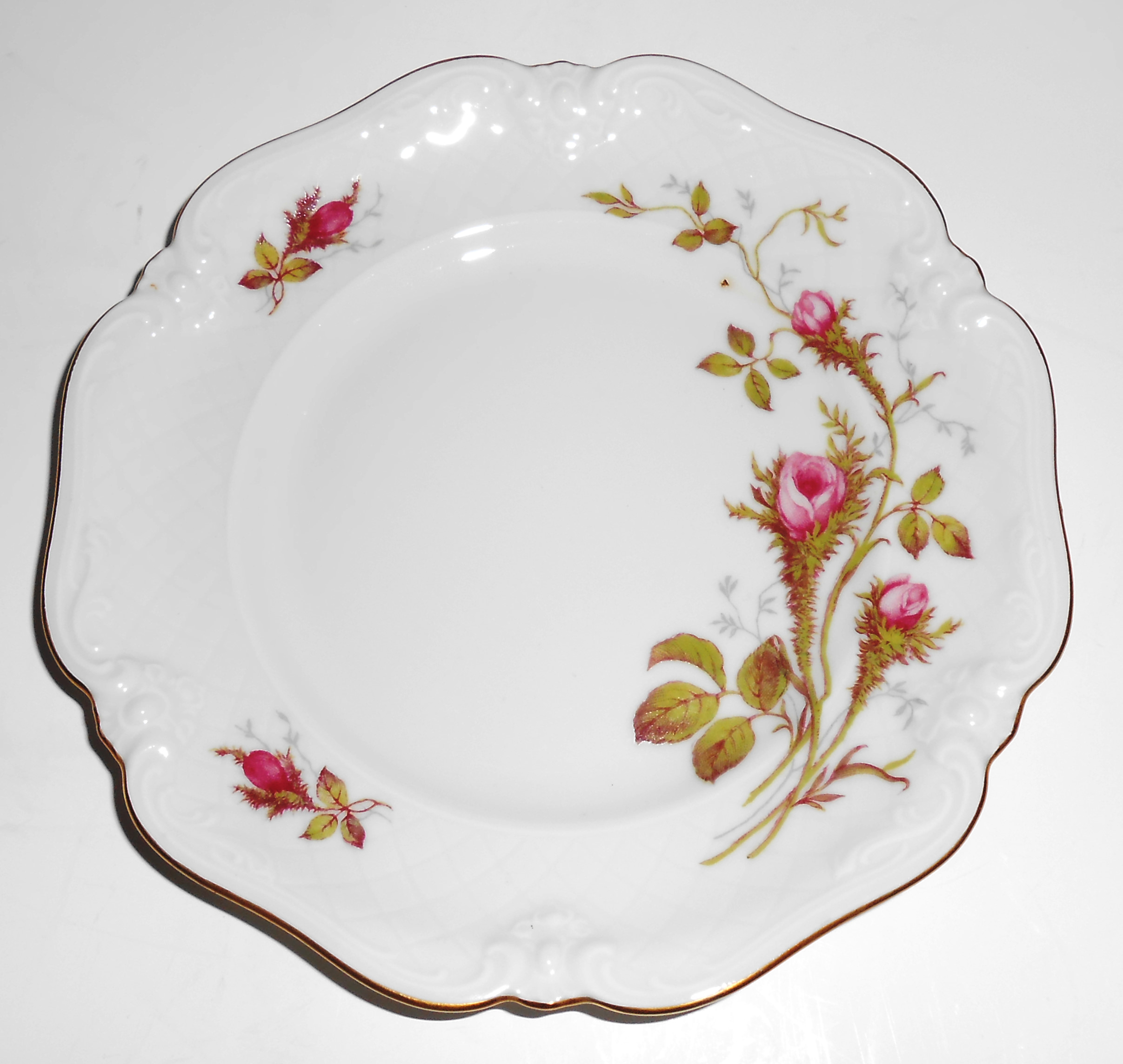 Winterling Germany Porcelain China Wild Rose Bread Plt