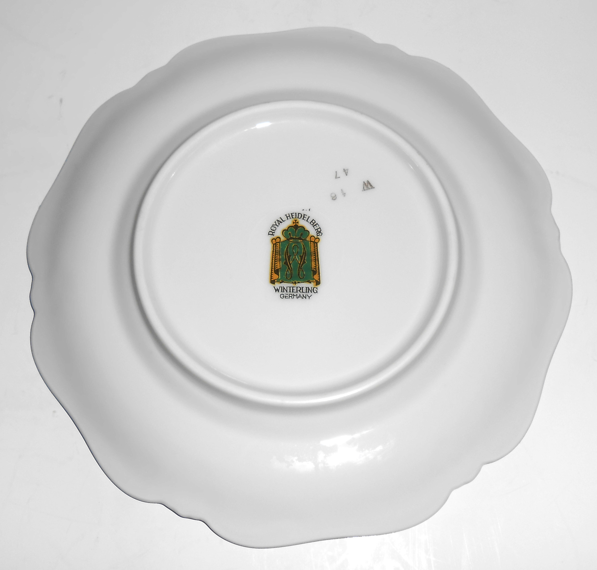 Winterling Germany Porcelain China Wild Rose Bread Plt
