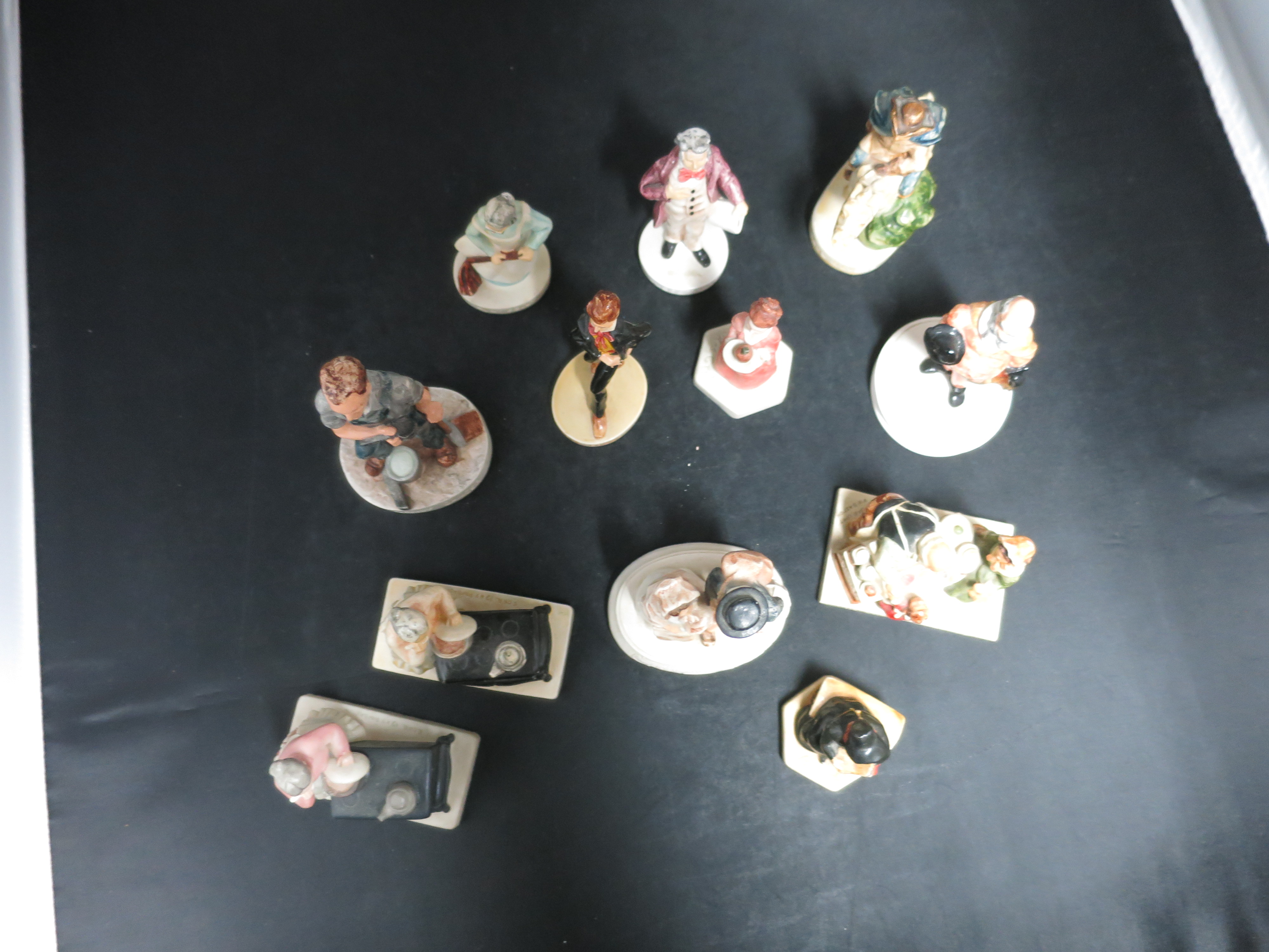 Vintage Sebastian Miniature Figurines Lot of 12