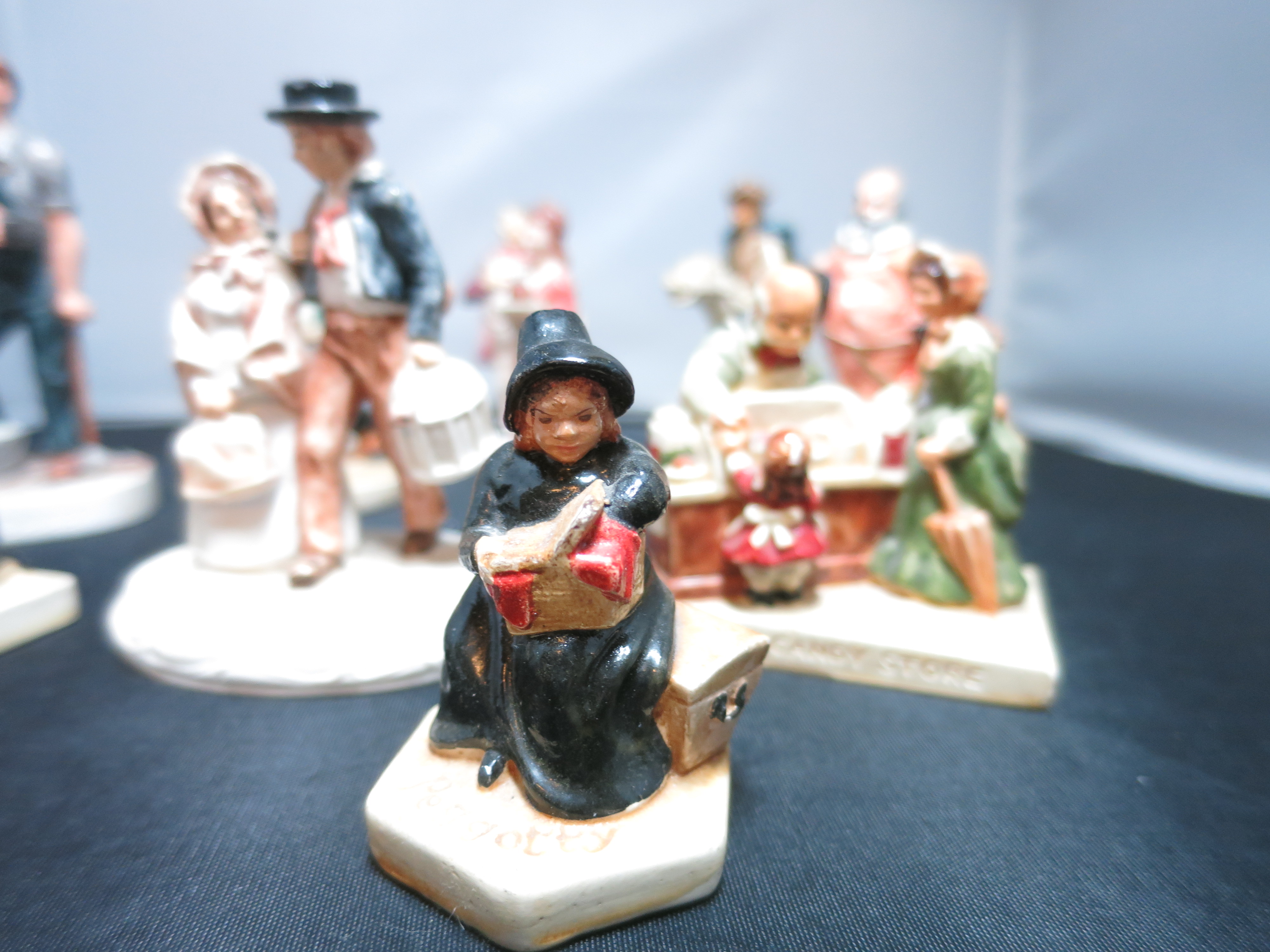 Vintage Sebastian Miniature Figurines Lot of 12