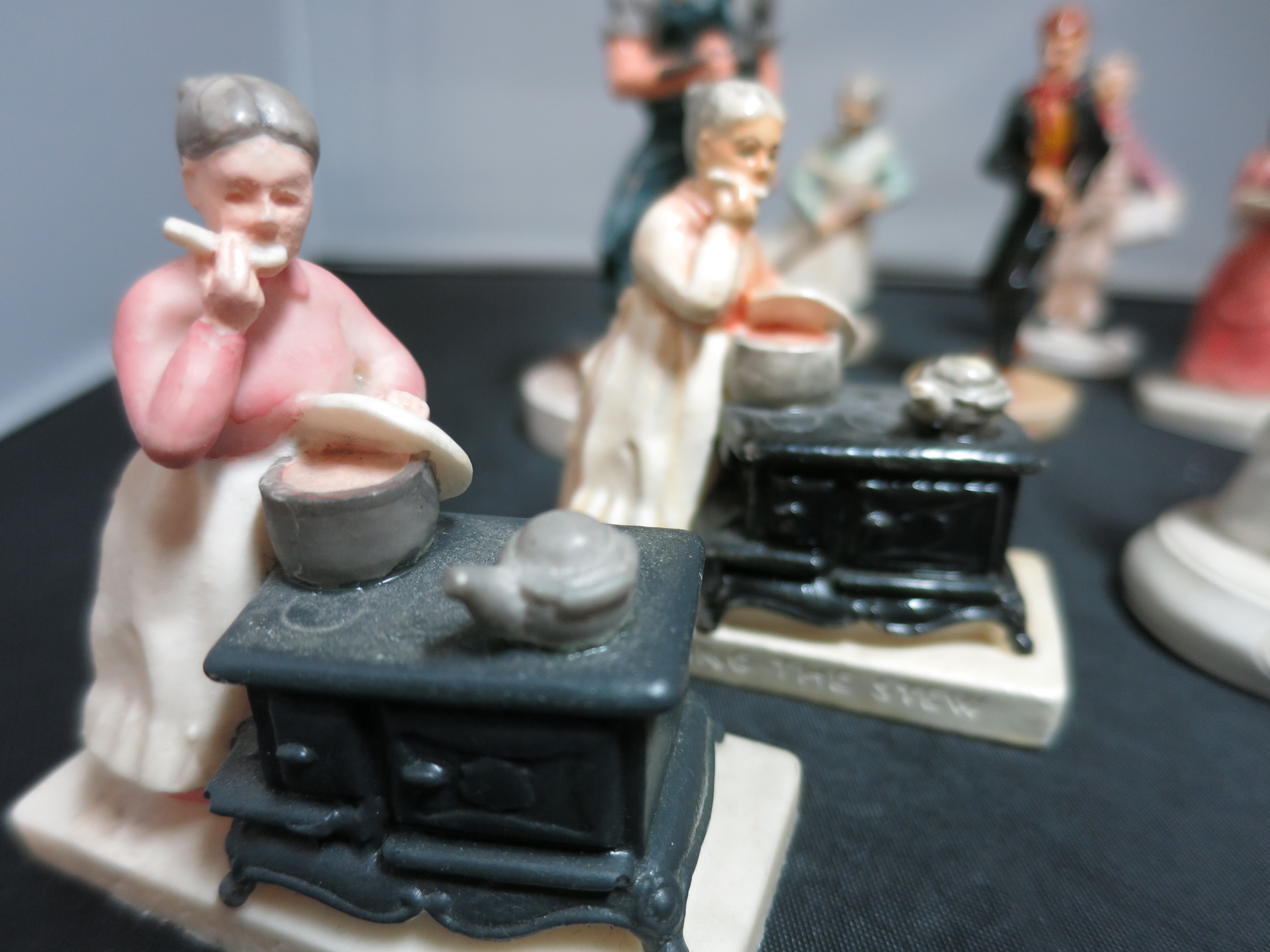 Vintage Sebastian Miniature Figurines Lot of 12
