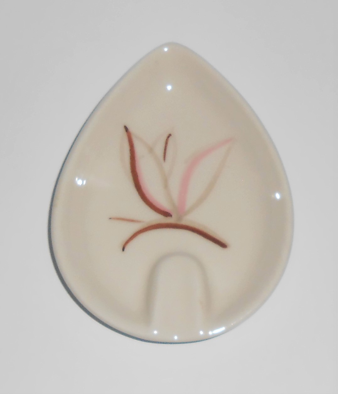 Winfield China Pottery Dragon Flower Ashtray