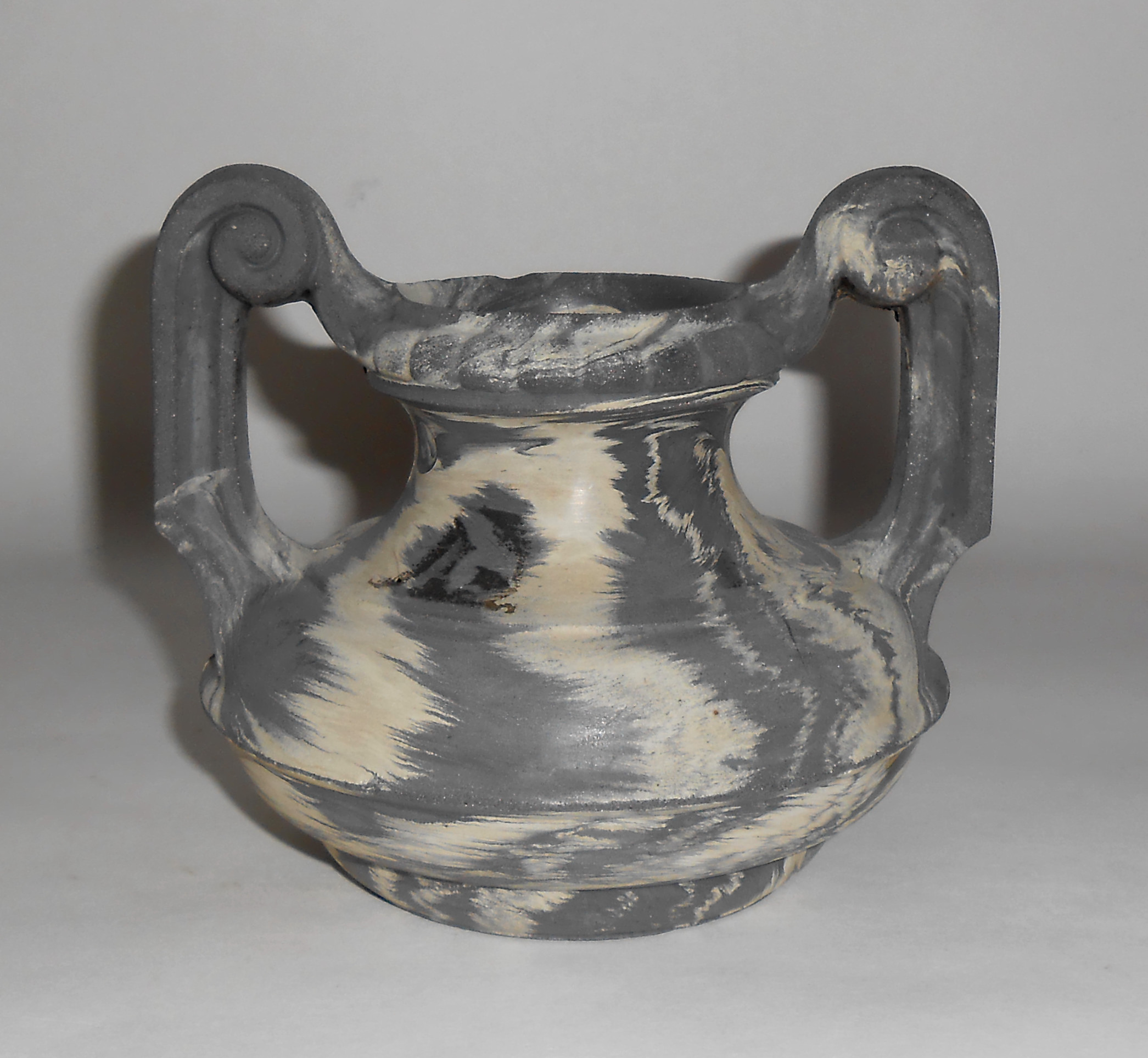 German Pre-War Synthesit Swirl Art Vase! MINT