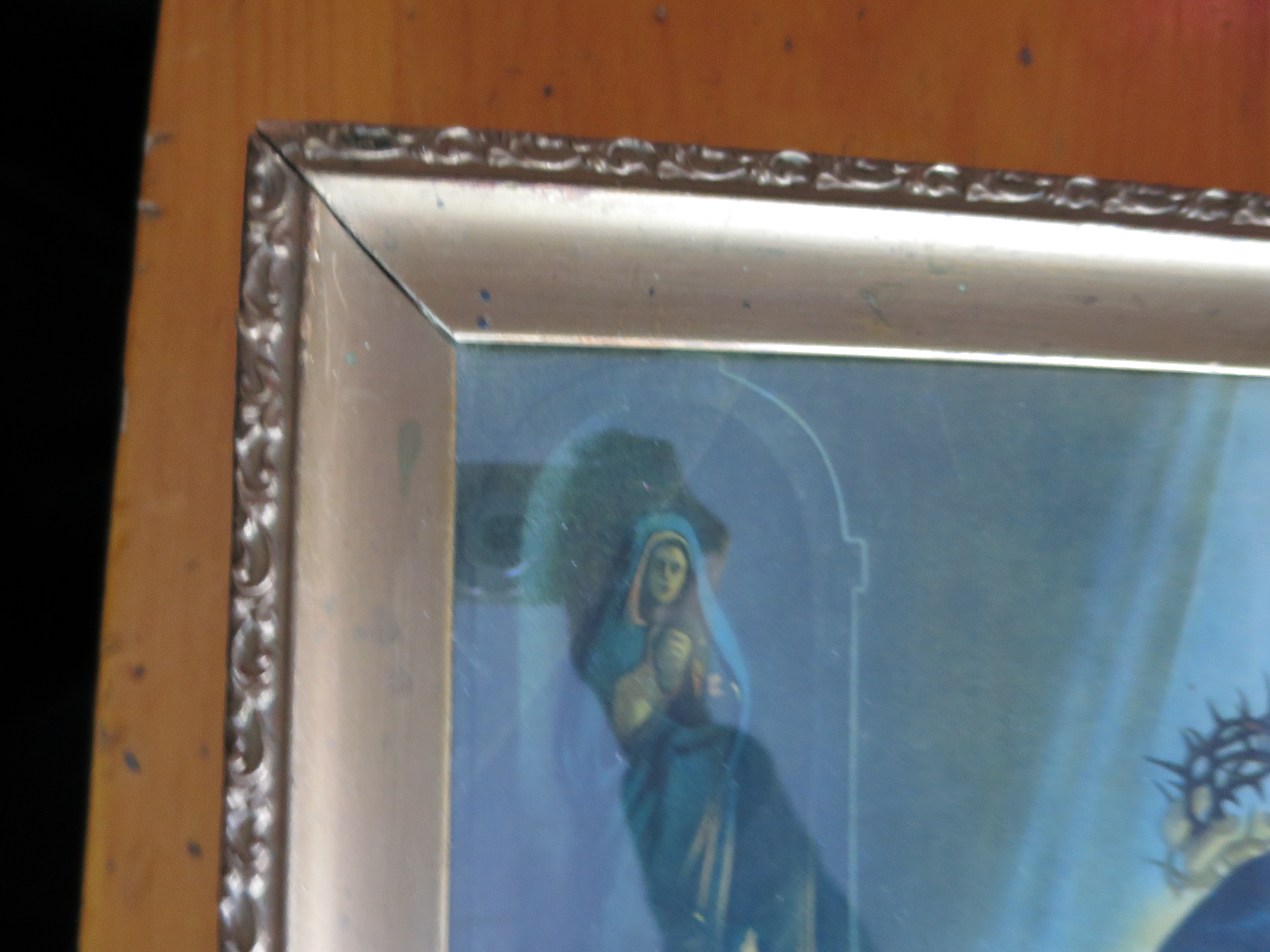 Saint Rite of Cascia  Patroness of abused wives Litho