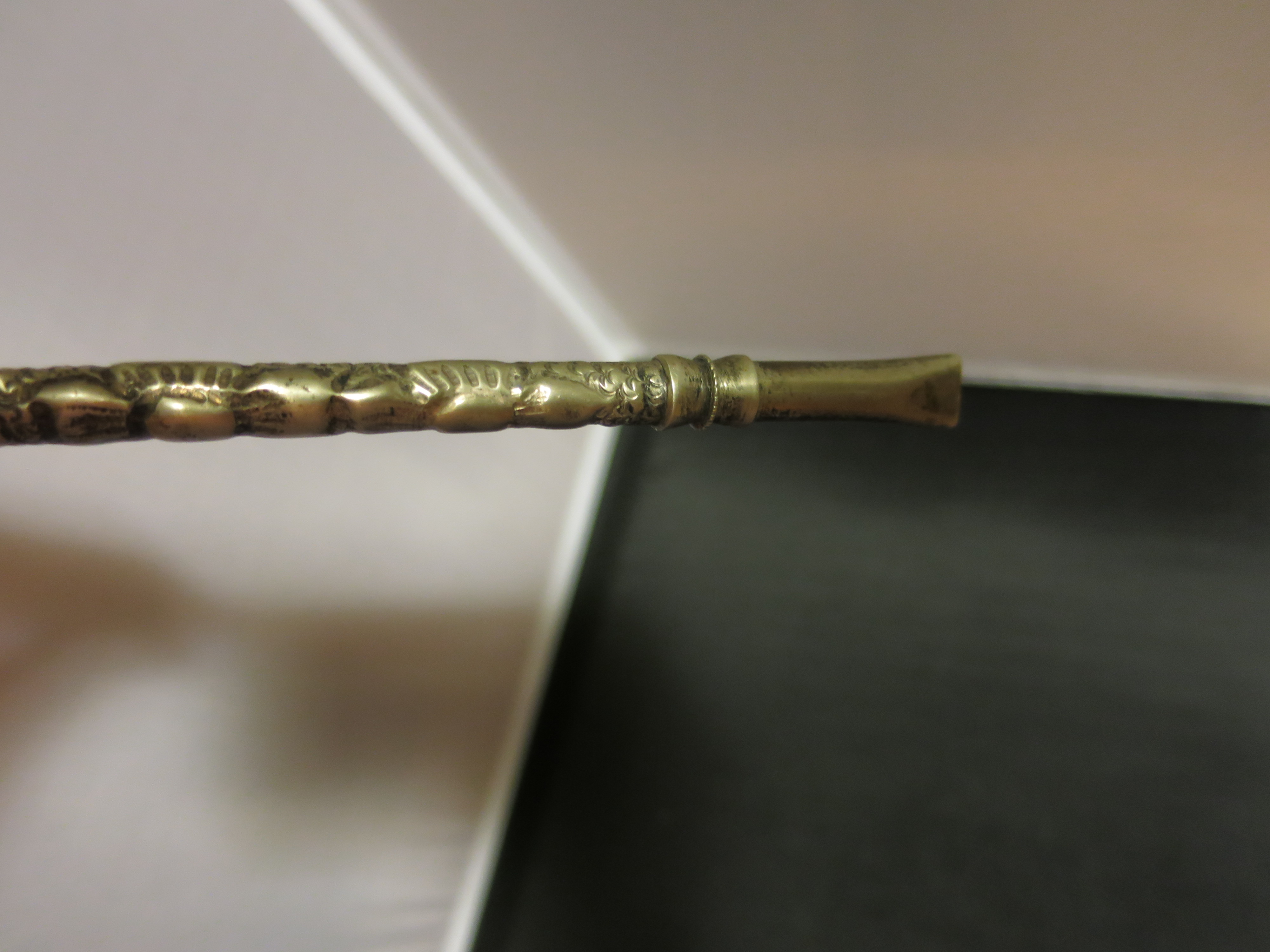 Antique Silver Alpaca Argentina Tea Drinking Straw