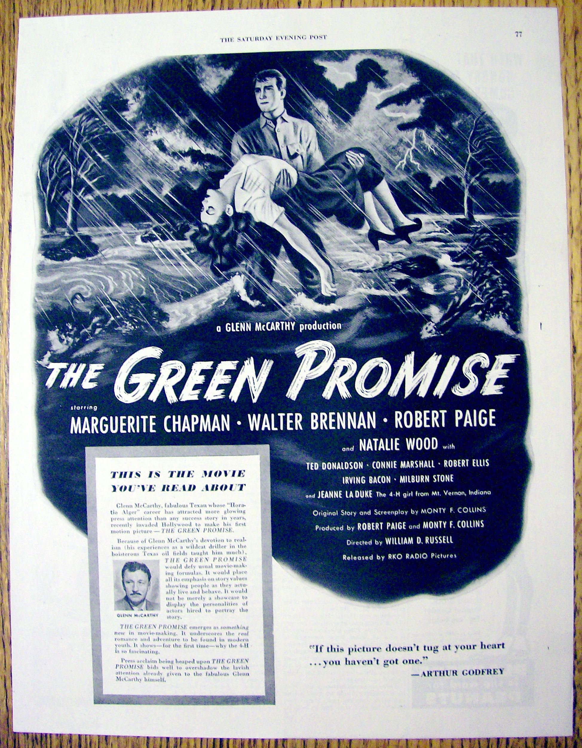 1949 The Green Promise with W. Brennan & M. Chapman