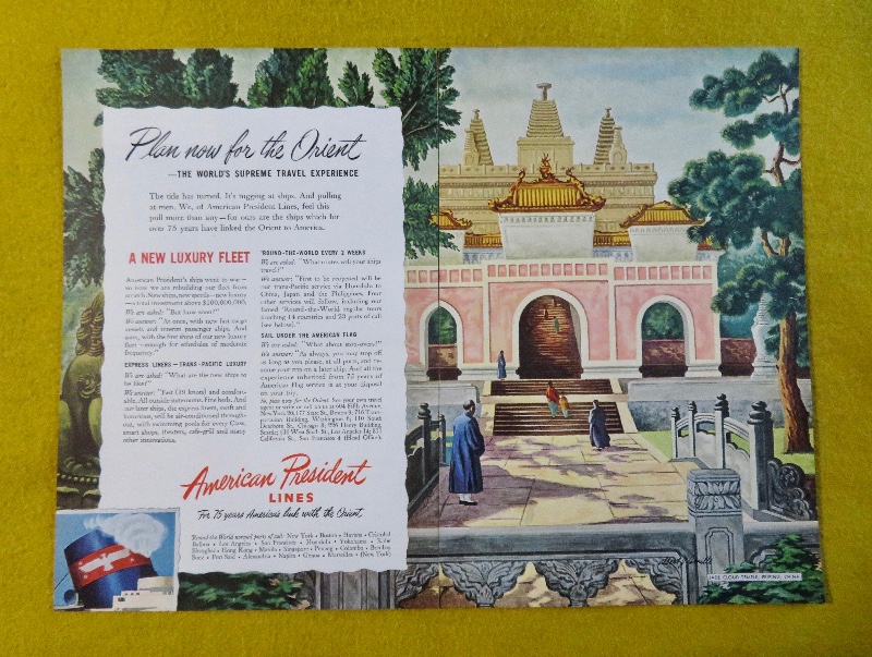 1946 American President Lines with a New Luxury Fleet