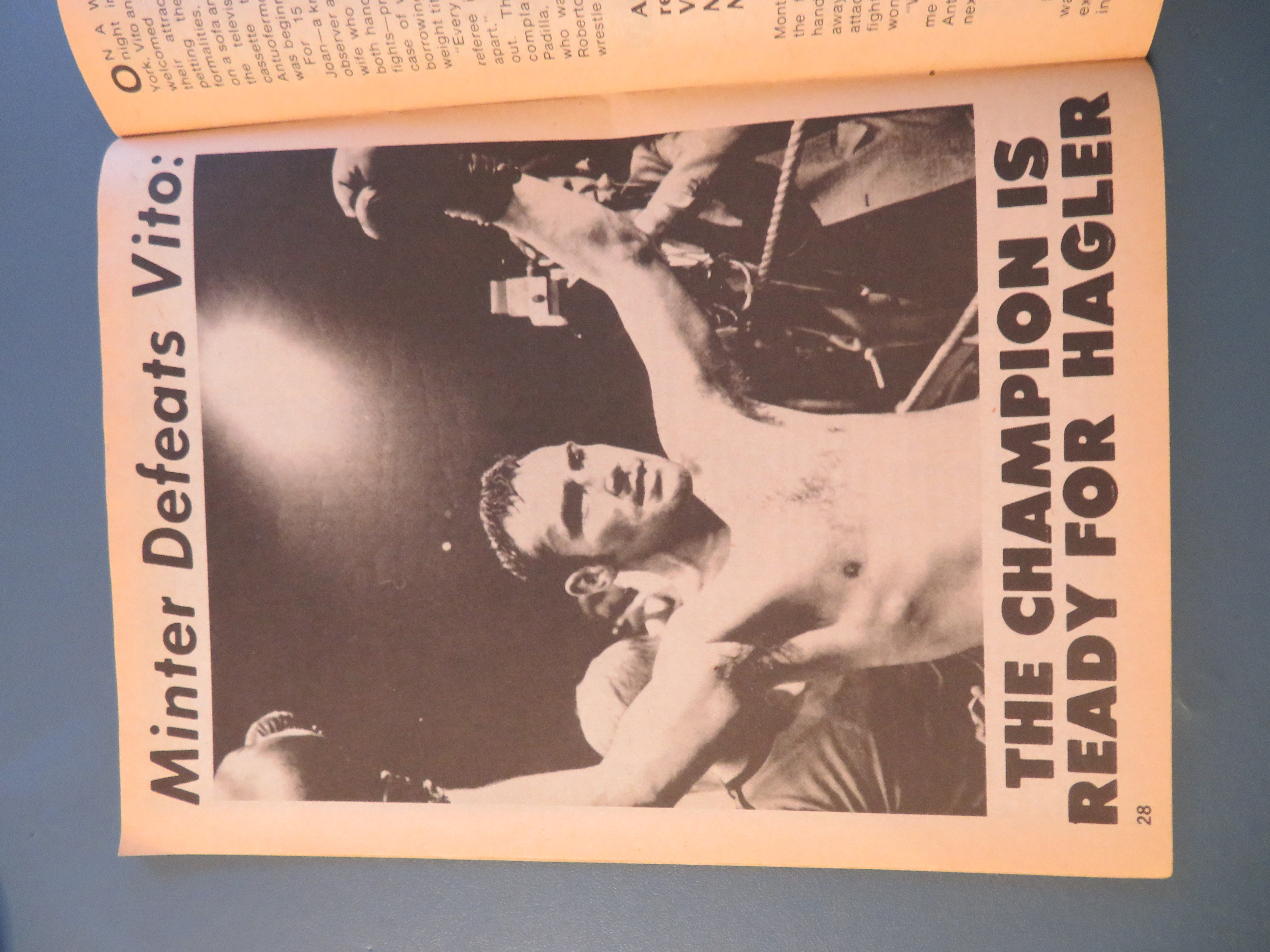 Big Book Of Boxing Magazine November 1980 Roberto Duran