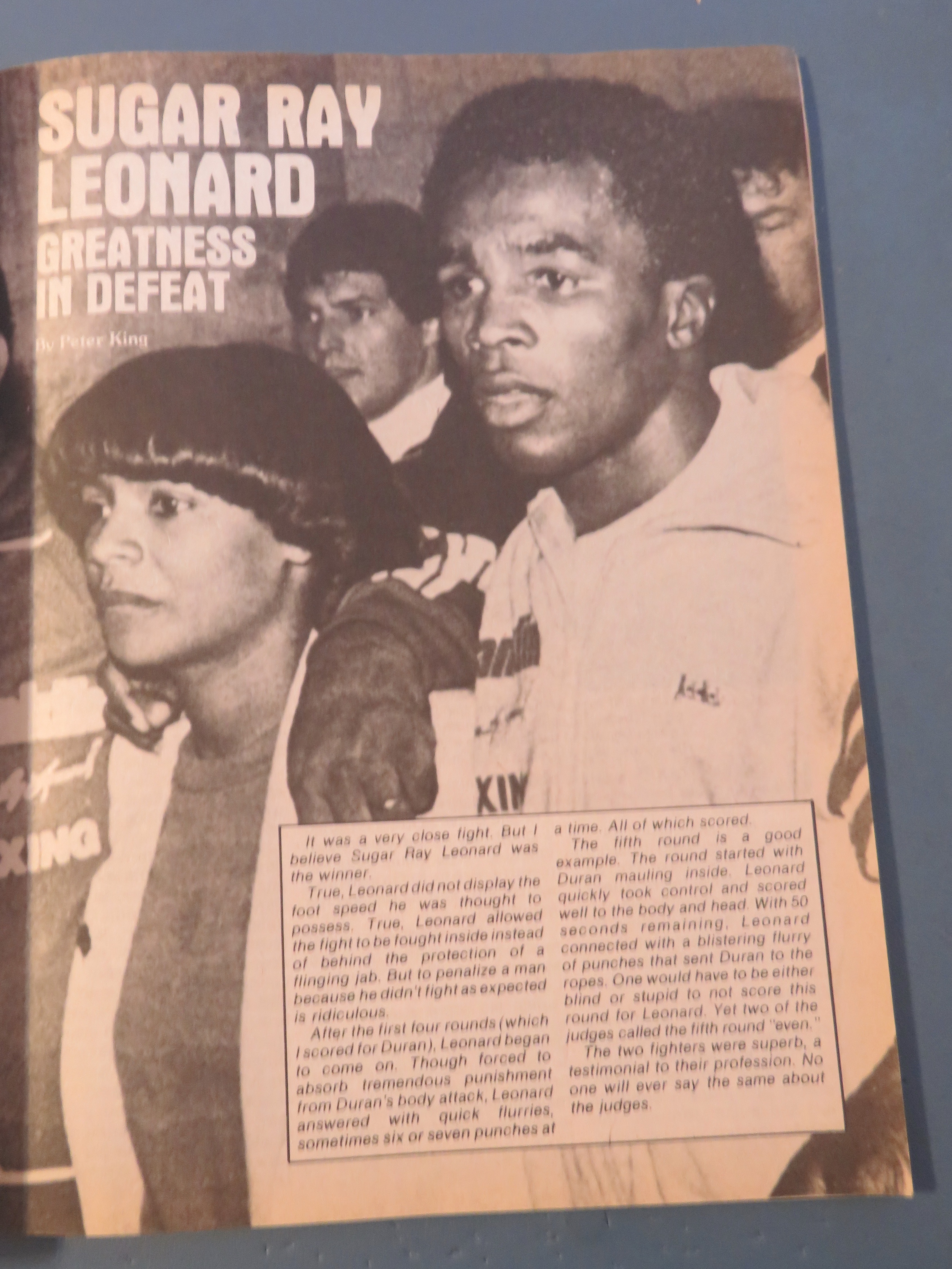 Big Book Of Boxing Magazine November 1980 Roberto Duran