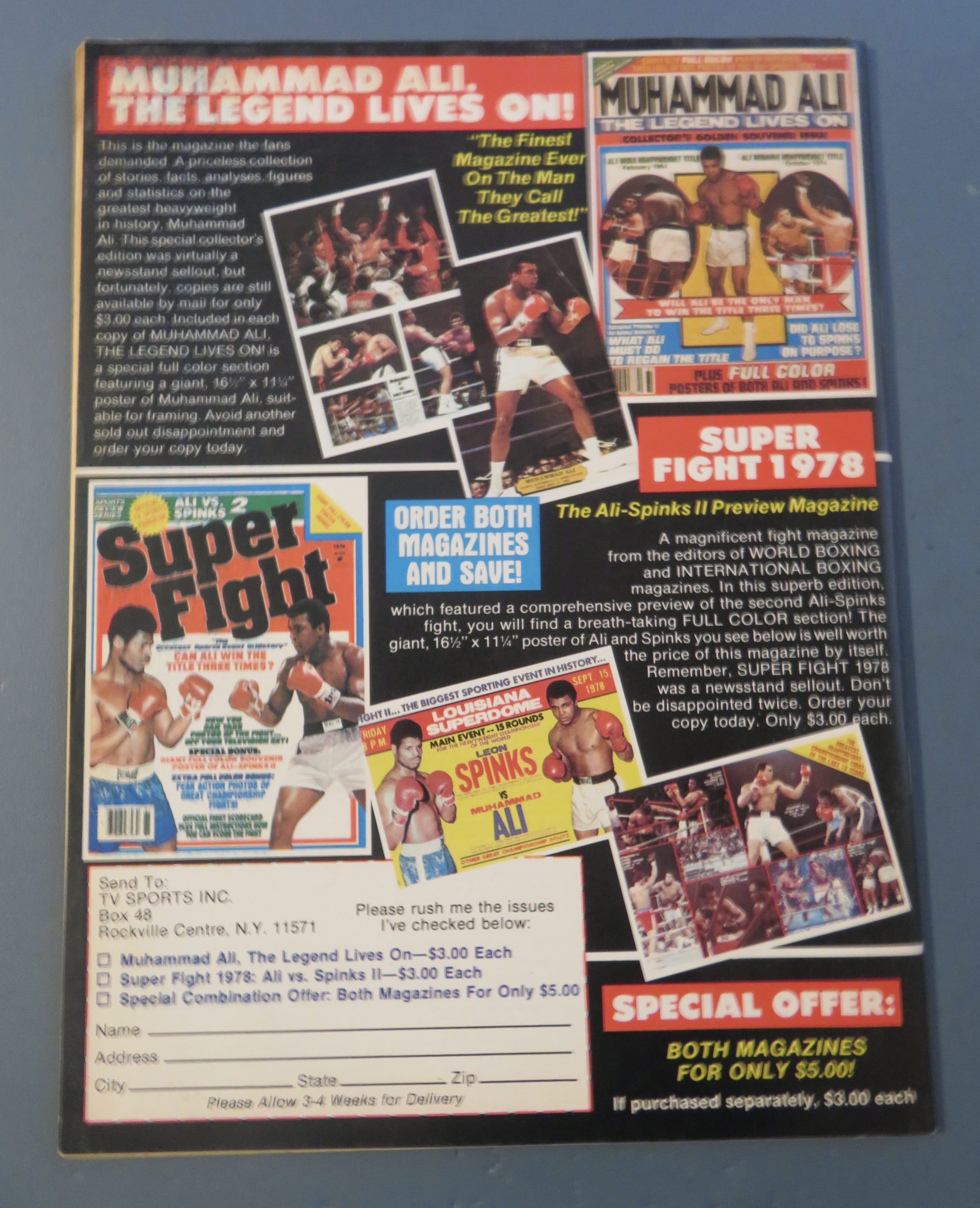 Big Book Of Boxing Magazine November 1980 Roberto Duran