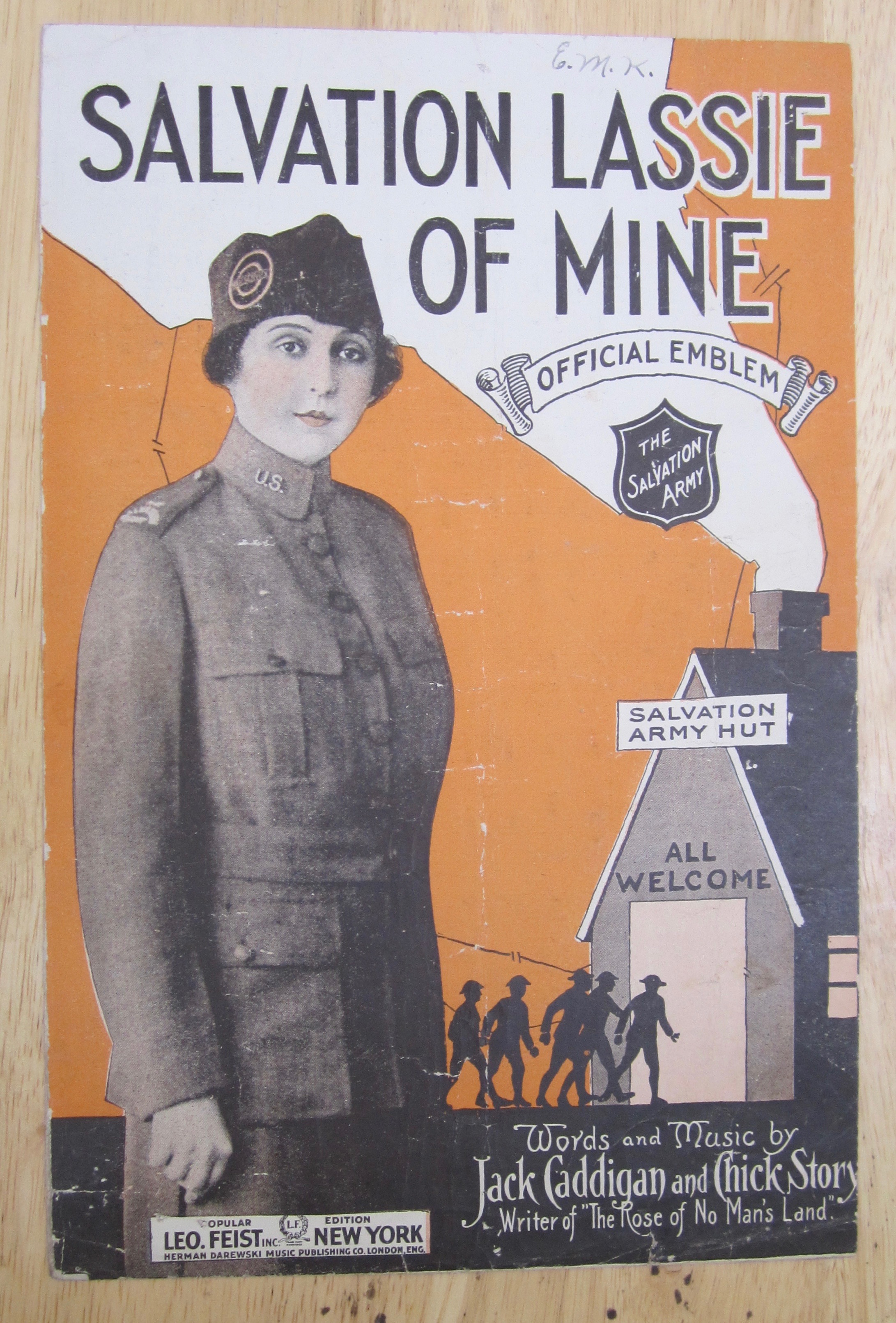 1919 Salvation Lassie Of Mine Sheet Music