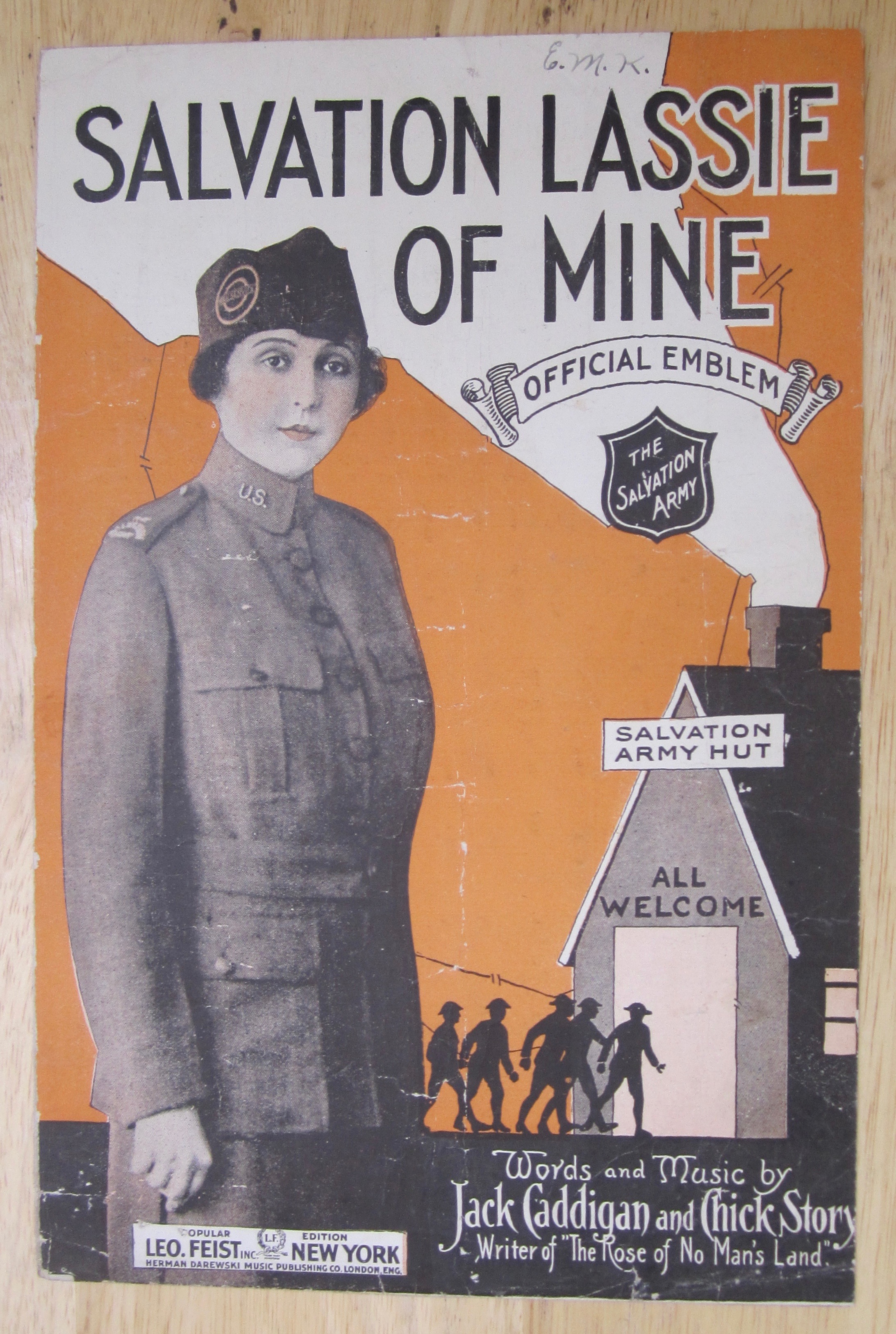 1919 Salvation Lassie Of Mine Sheet Music