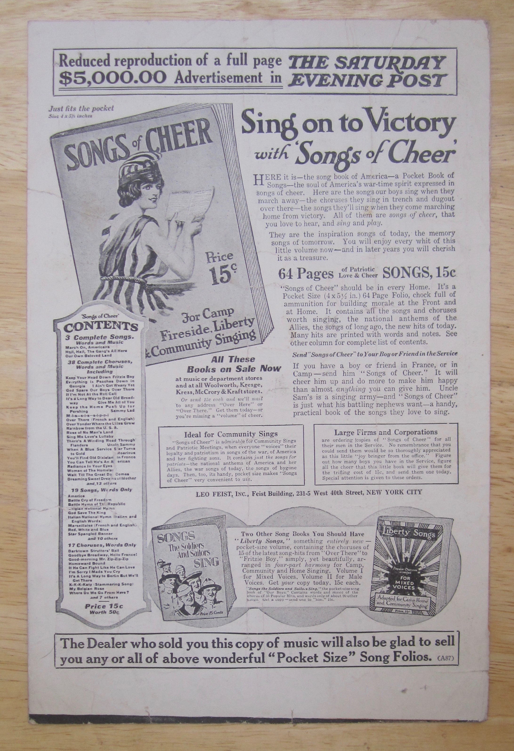 1919 Salvation Lassie Of Mine Sheet Music